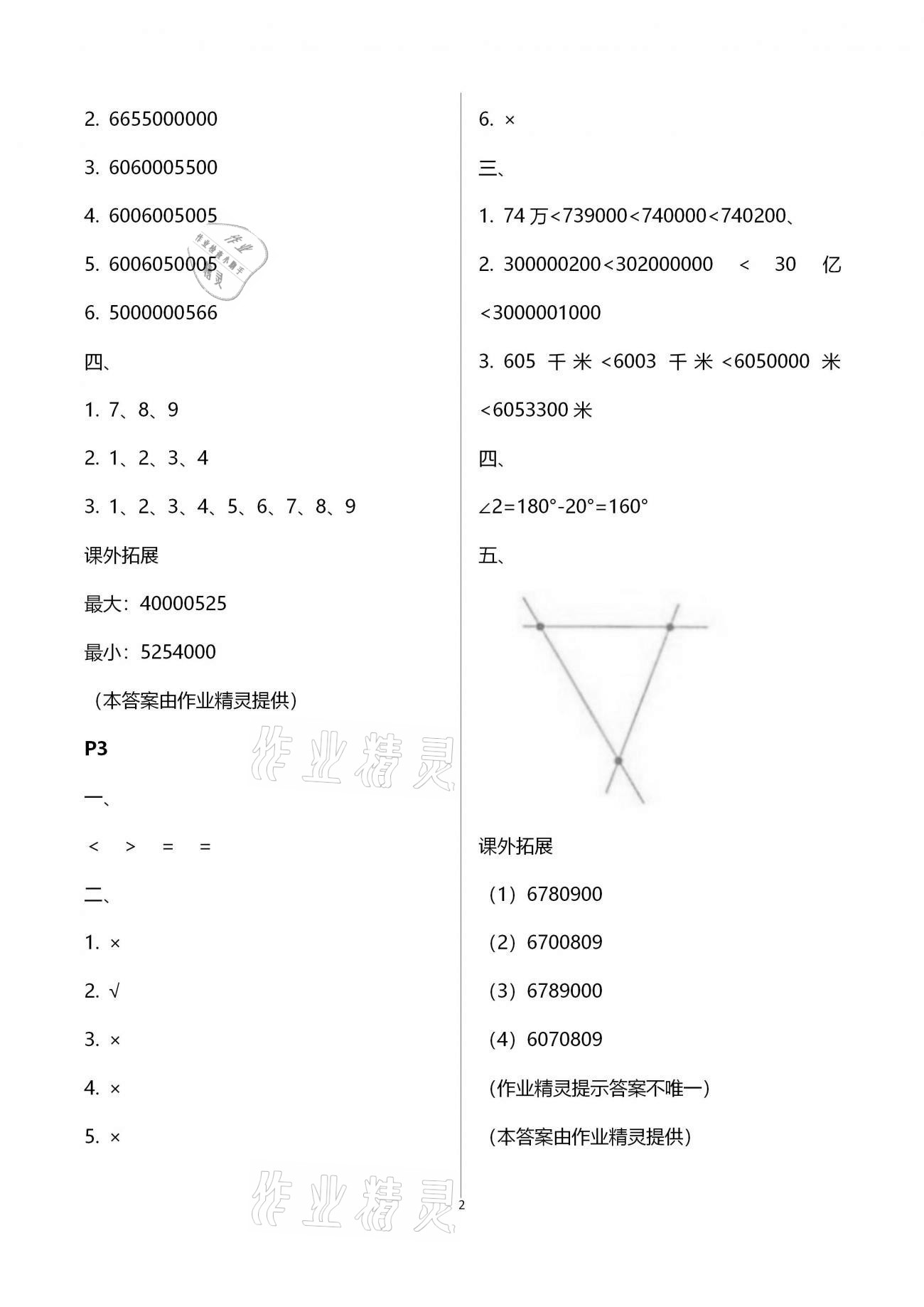 2021年一诺书业寒假作业快乐假期四年级数学人教版 第2页