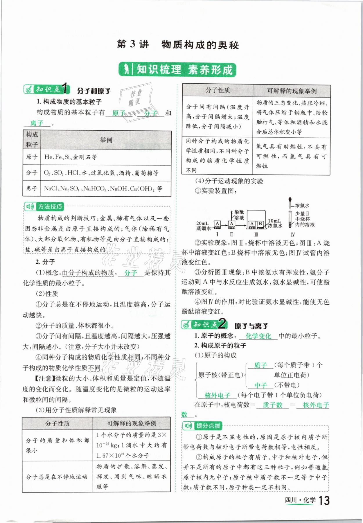 2021年中考2號化學(xué)四川專版 參考答案第13頁