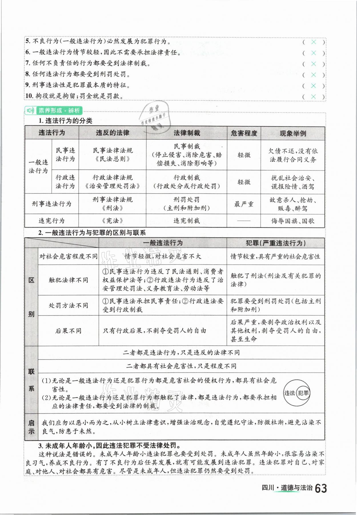 2021年中考2號道德與法治四川專版 參考答案第63頁