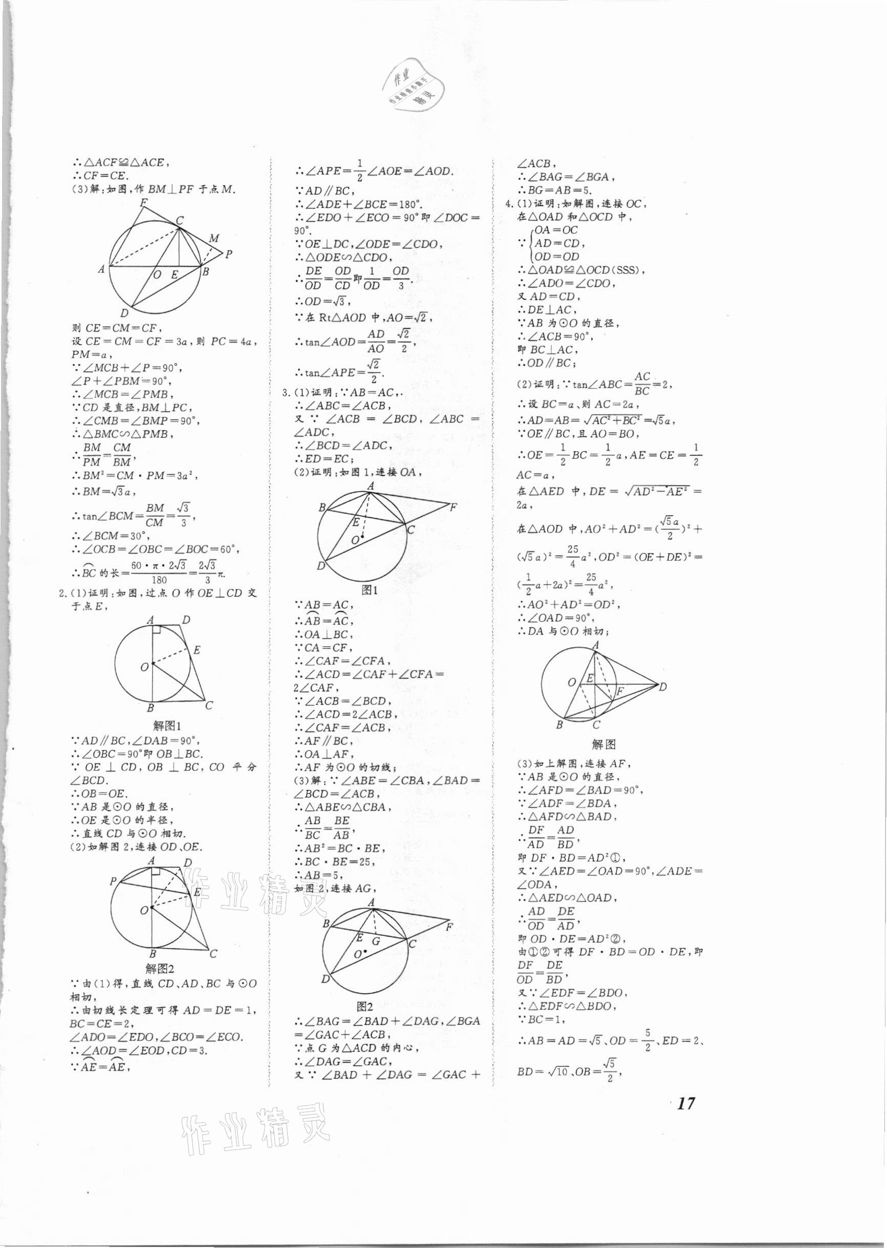 2021年新课标中考宝典数学广东专用 参考答案第17页