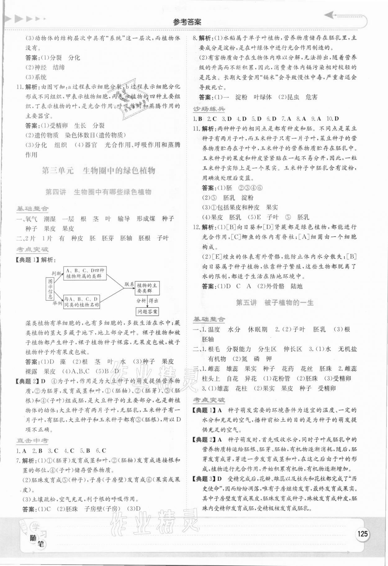 2021年湘教考苑中考總復習生物懷化版 第3頁