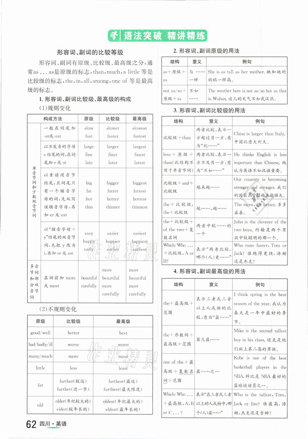 2021年中考2號(hào)英語四川專版 第62頁