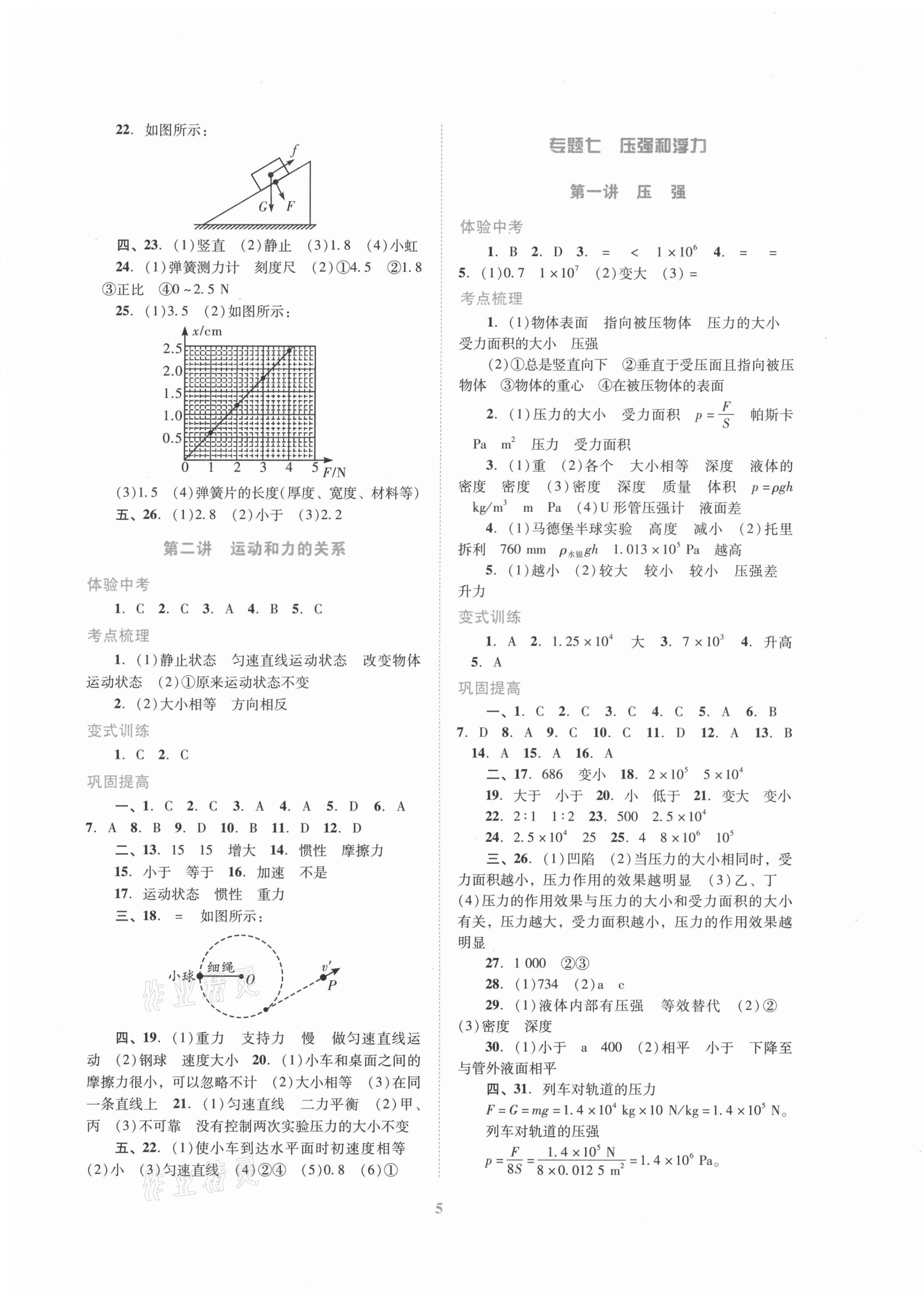 2021年中考總復(fù)習(xí)搶分計劃物理 第5頁