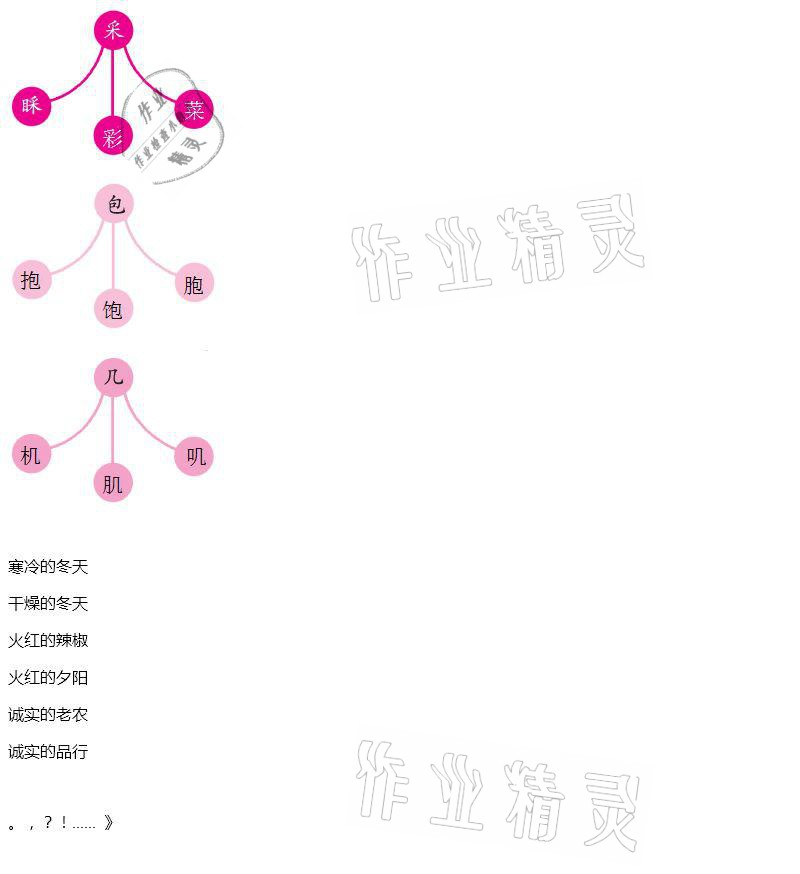 2021年假期学苑二年级四川教育出版社 参考答案第6页