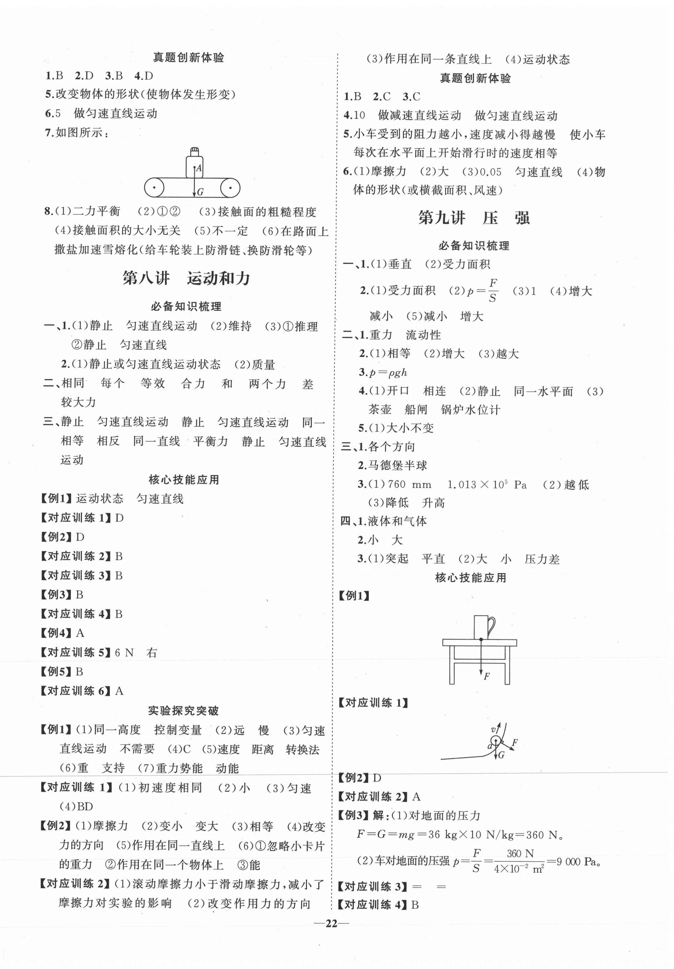 2021年初中總復(fù)習(xí)手冊(cè)物理山東教育出版社 第6頁(yè)