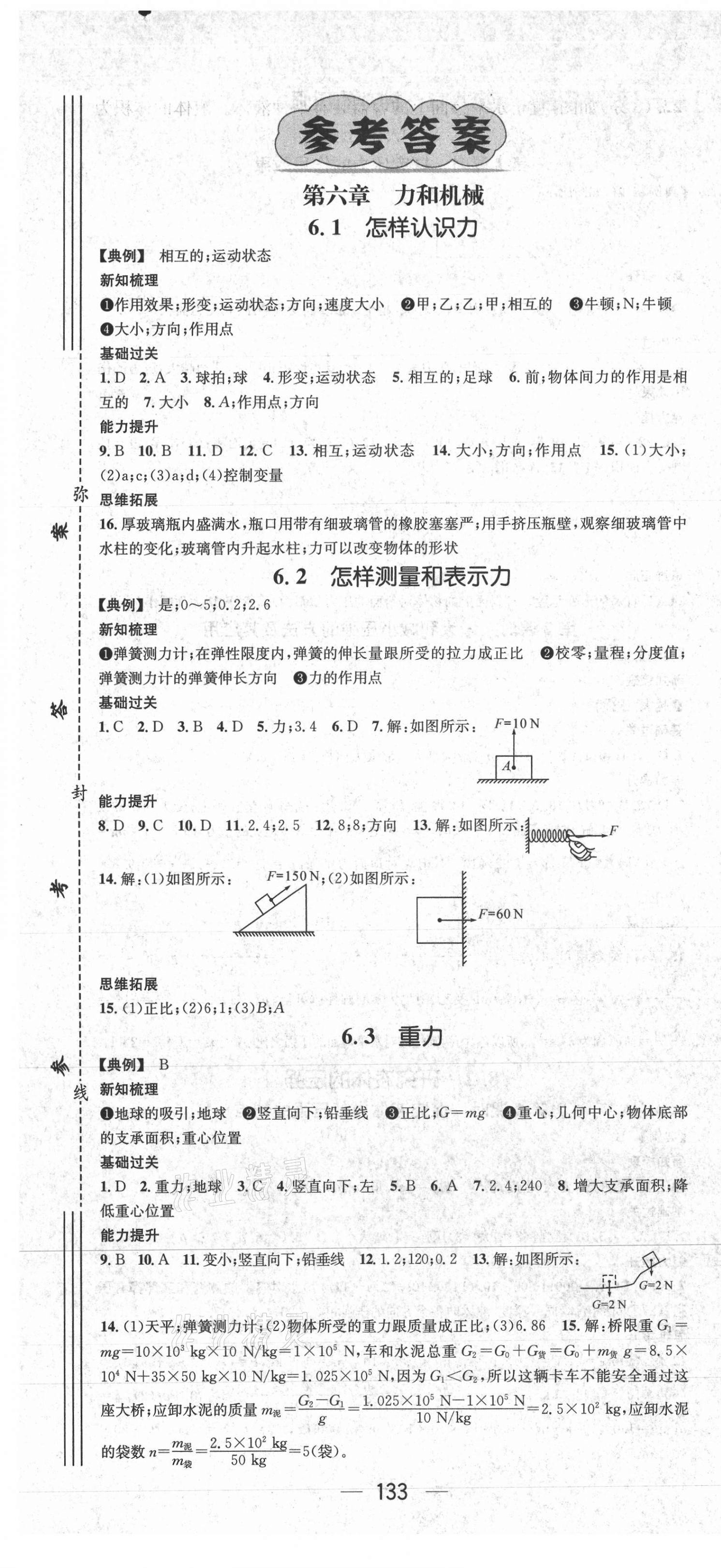 2021年名师测控八年级物理Ⅱ下册沪粤版江西专版 第1页