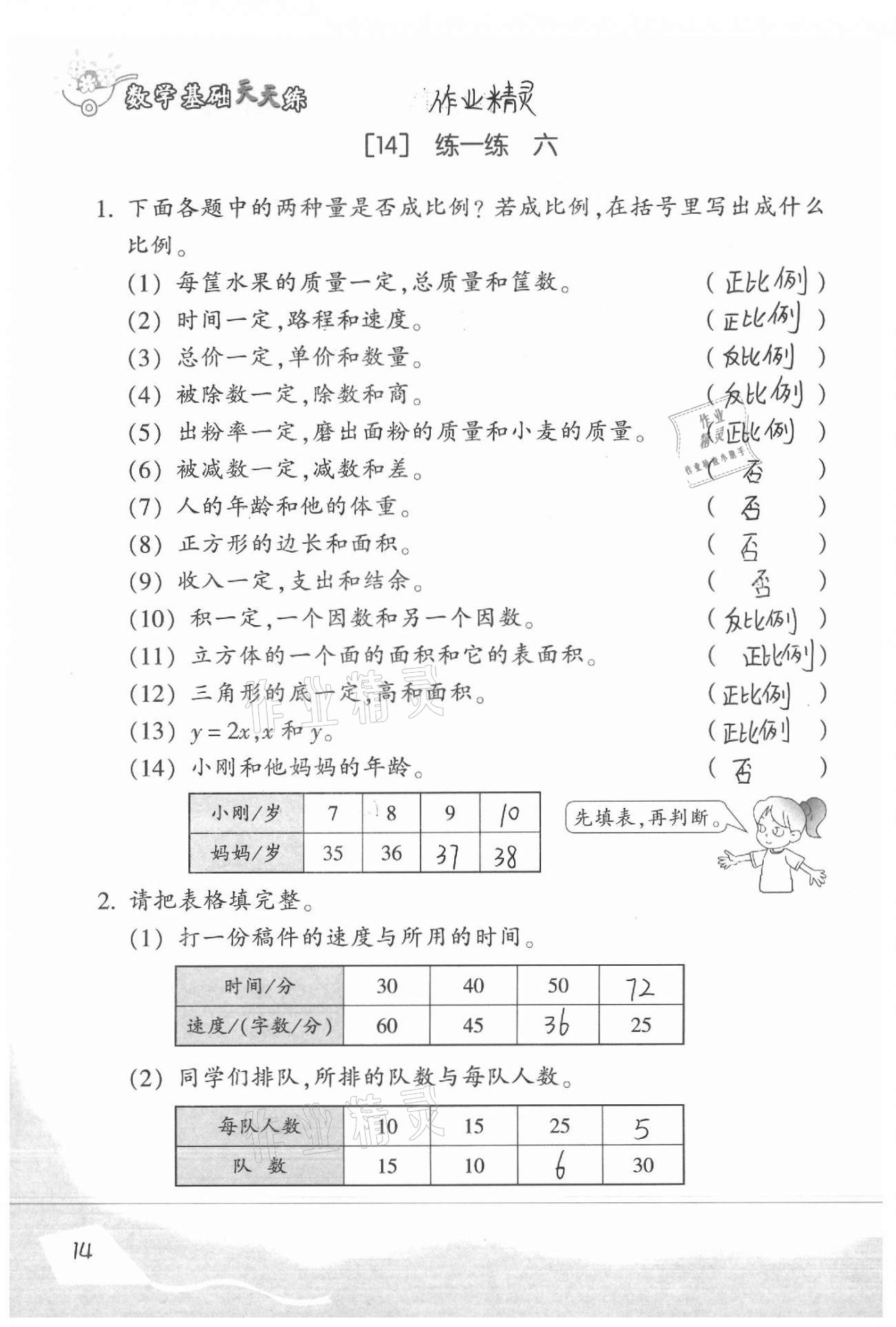 2021年數(shù)學(xué)基礎(chǔ)天天練六年級(jí)下冊(cè)浙教版 第16頁