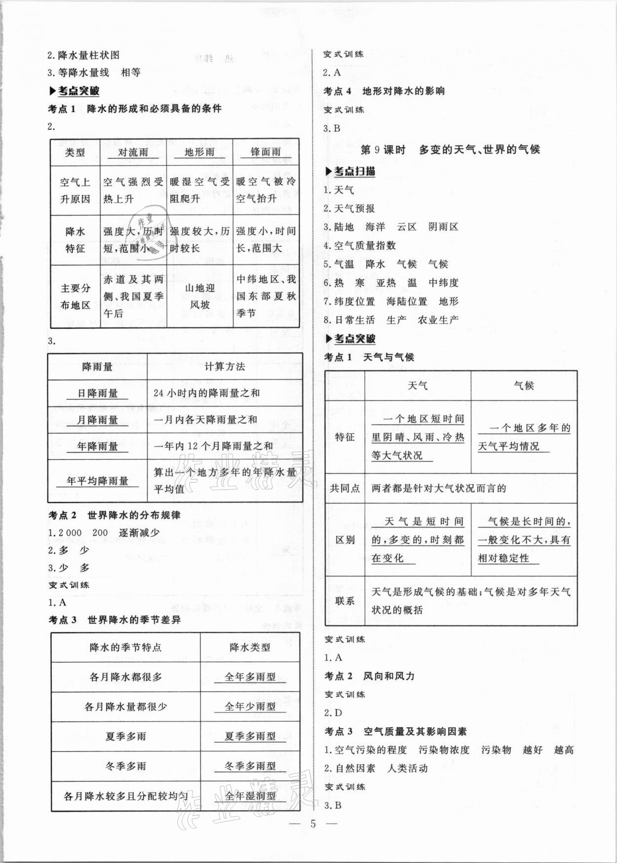 2021年湘岳中考地理邵陽專版 第5頁