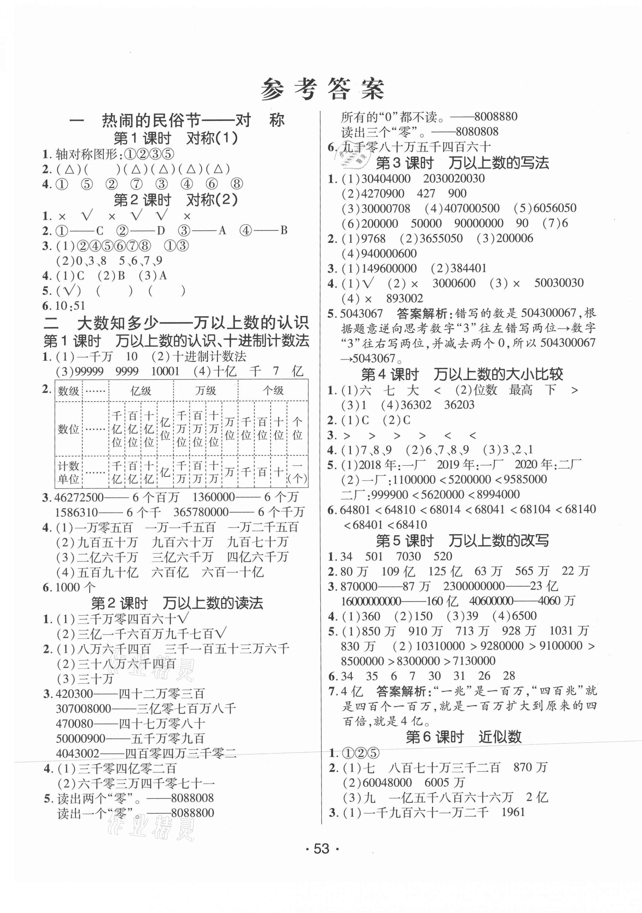 2021年同行課課100分過(guò)關(guān)作業(yè)三年級(jí)數(shù)學(xué)下冊(cè)青島版54制 第1頁(yè)