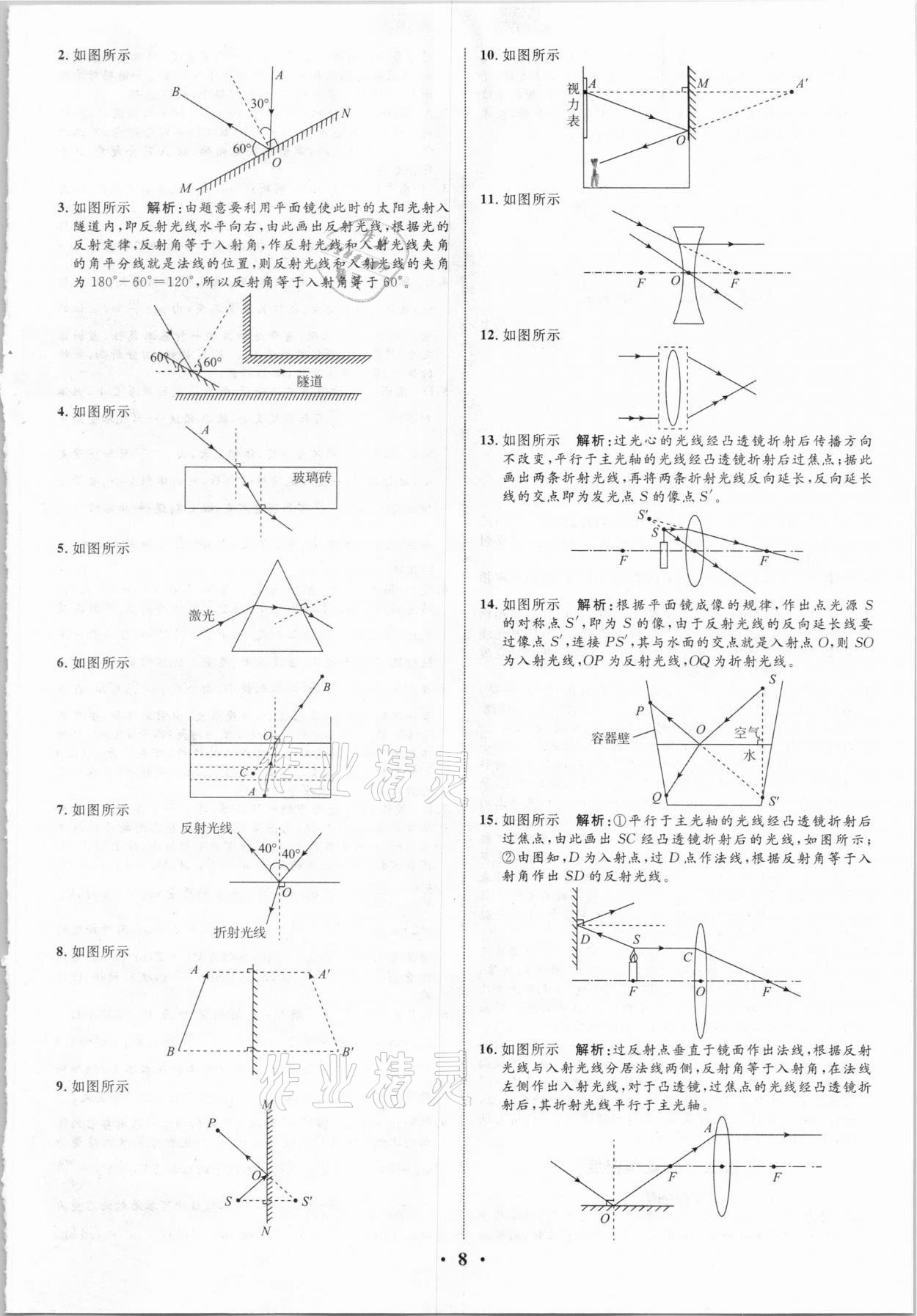 2021年正大圖書中考真題分類卷物理 參考答案第8頁