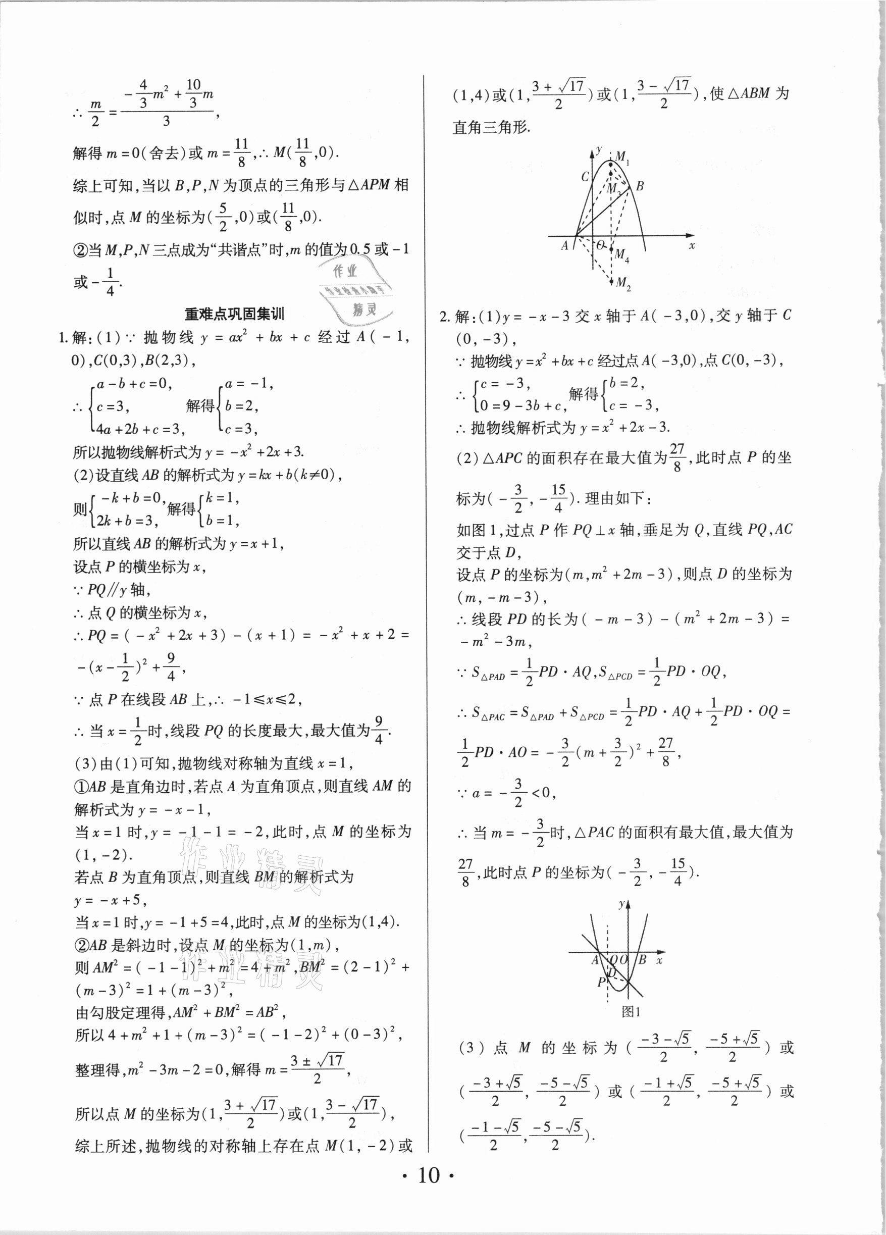 2021年理想中考數(shù)學(xué)河南專版 參考答案第10頁