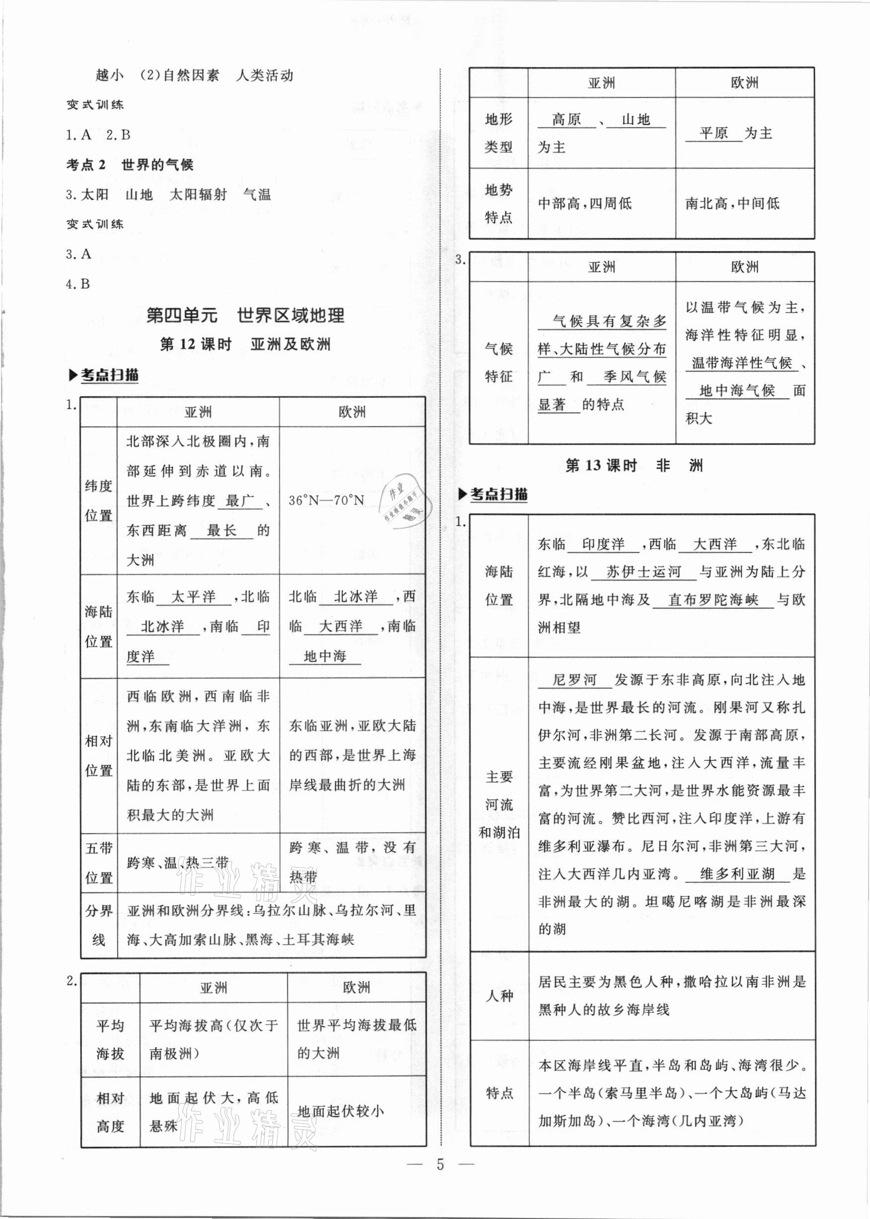 2021年湘岳中考地理湘西自治州專版 第5頁(yè)