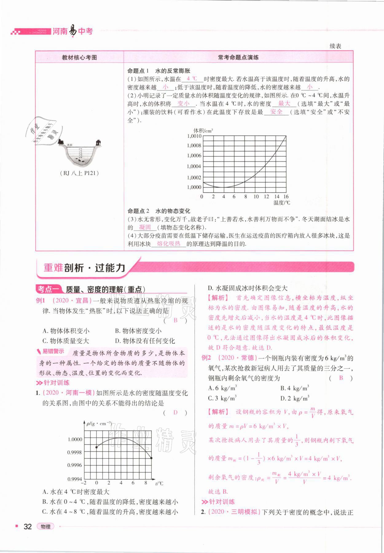 2021年河南易中考物理 參考答案第32頁(yè)