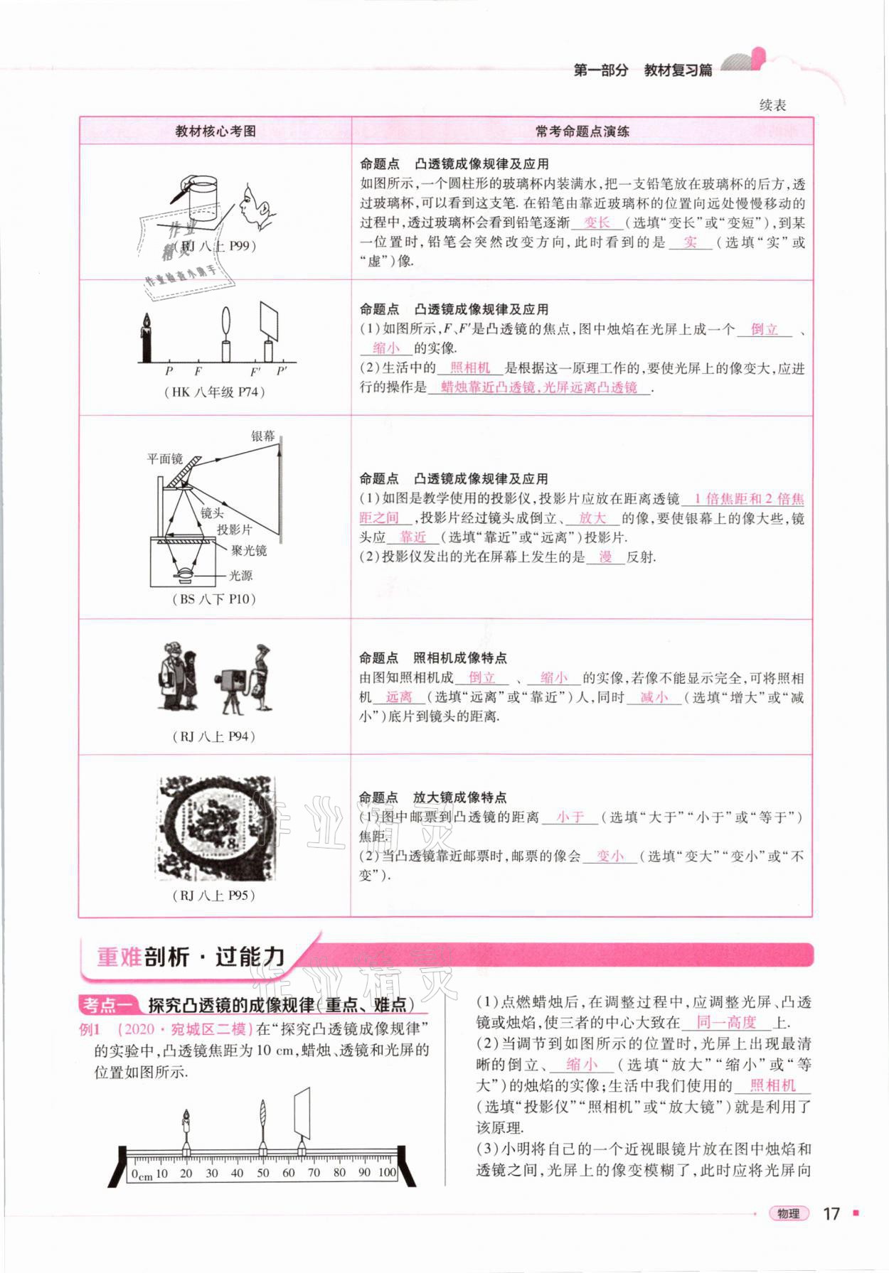 2021年河南易中考物理 參考答案第17頁