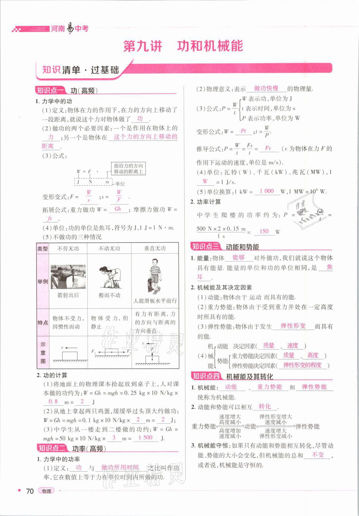 2021年河南易中考物理 參考答案第70頁