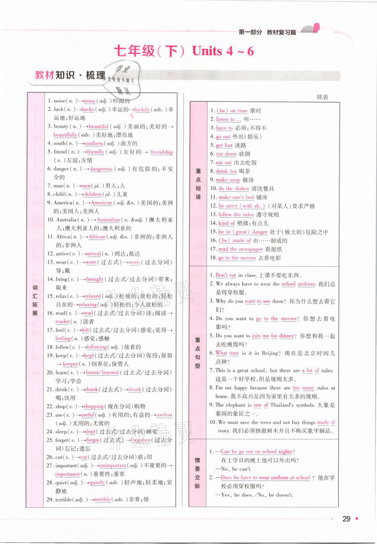 2021年河南易中考英語 參考答案第19頁