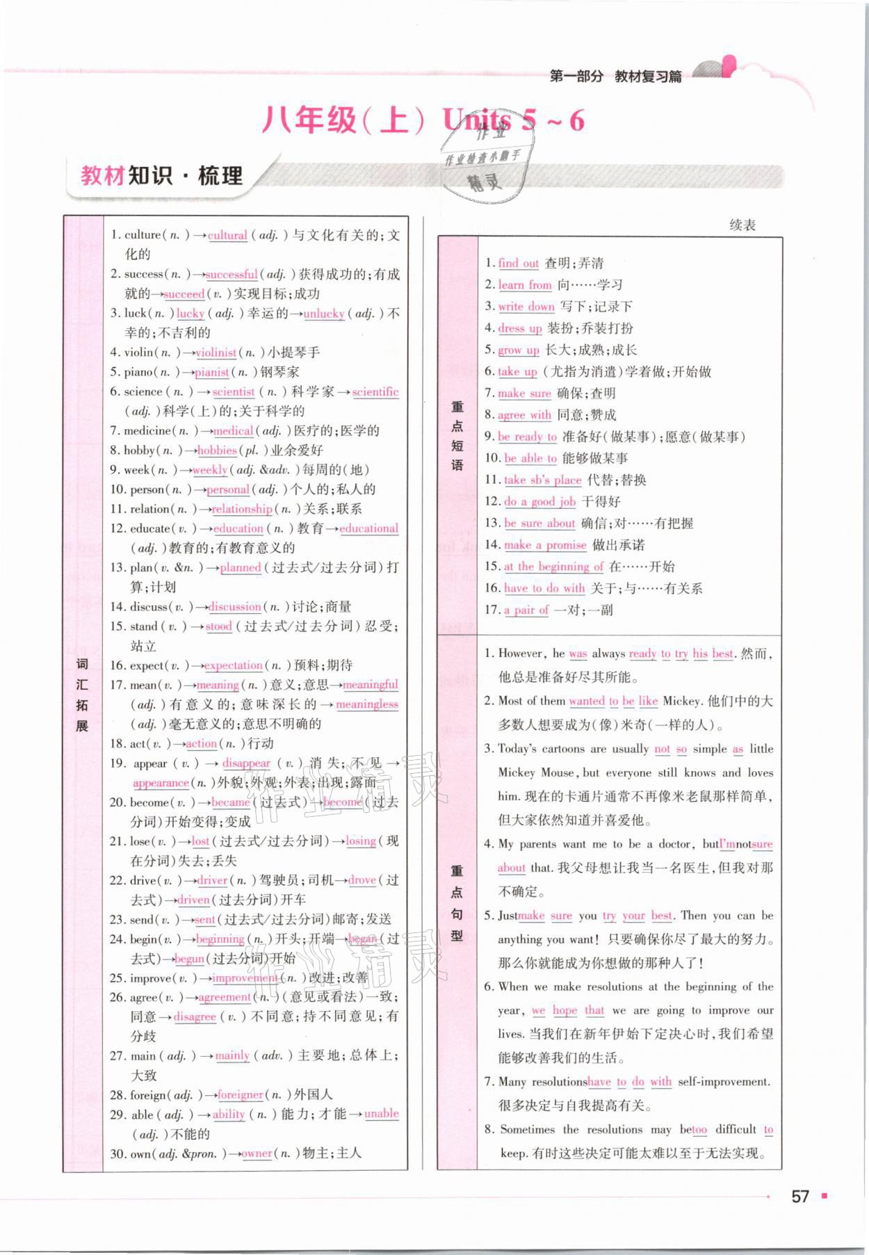 2021年河南易中考英語 參考答案第47頁