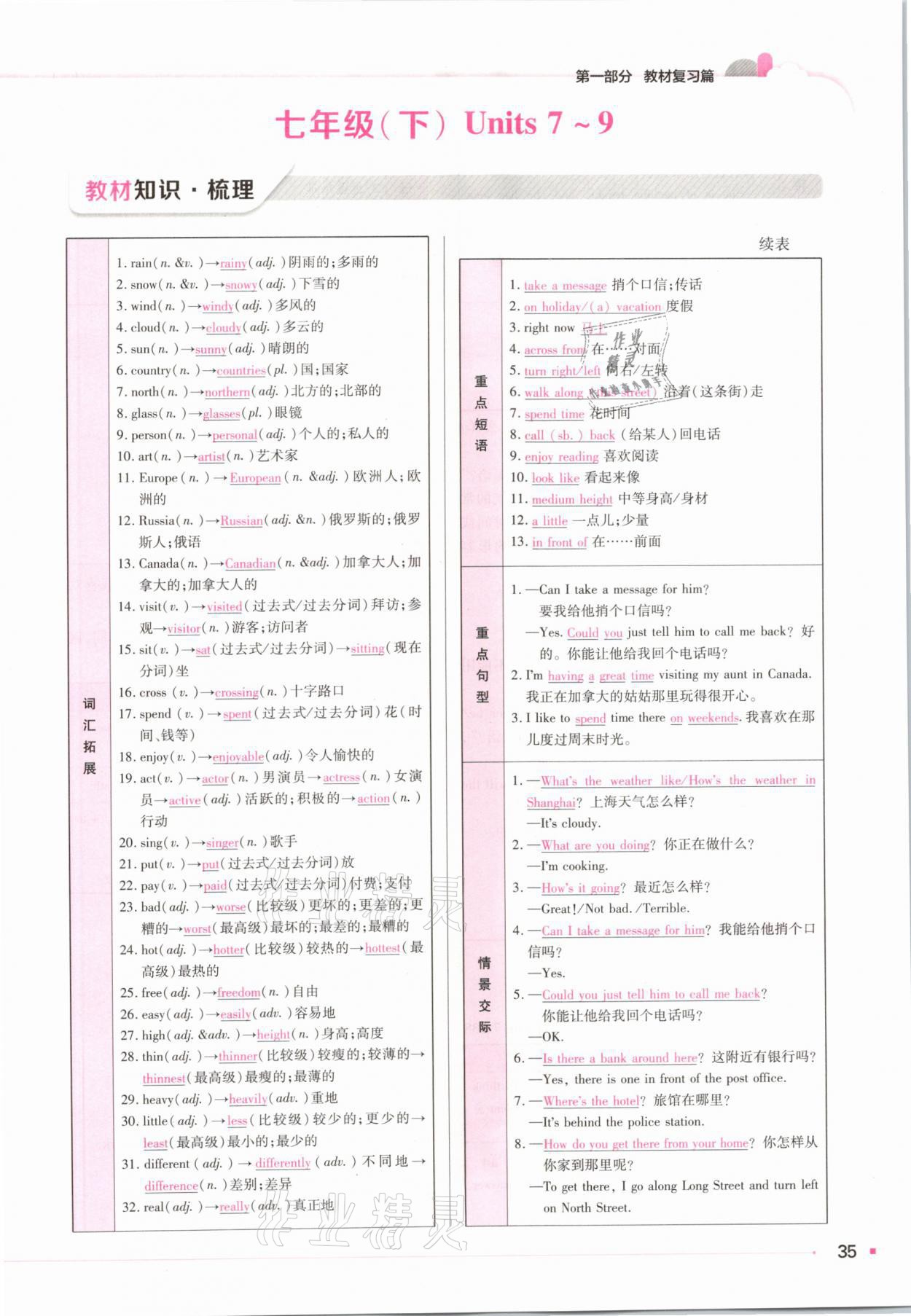 2021年河南易中考英語(yǔ) 參考答案第25頁(yè)