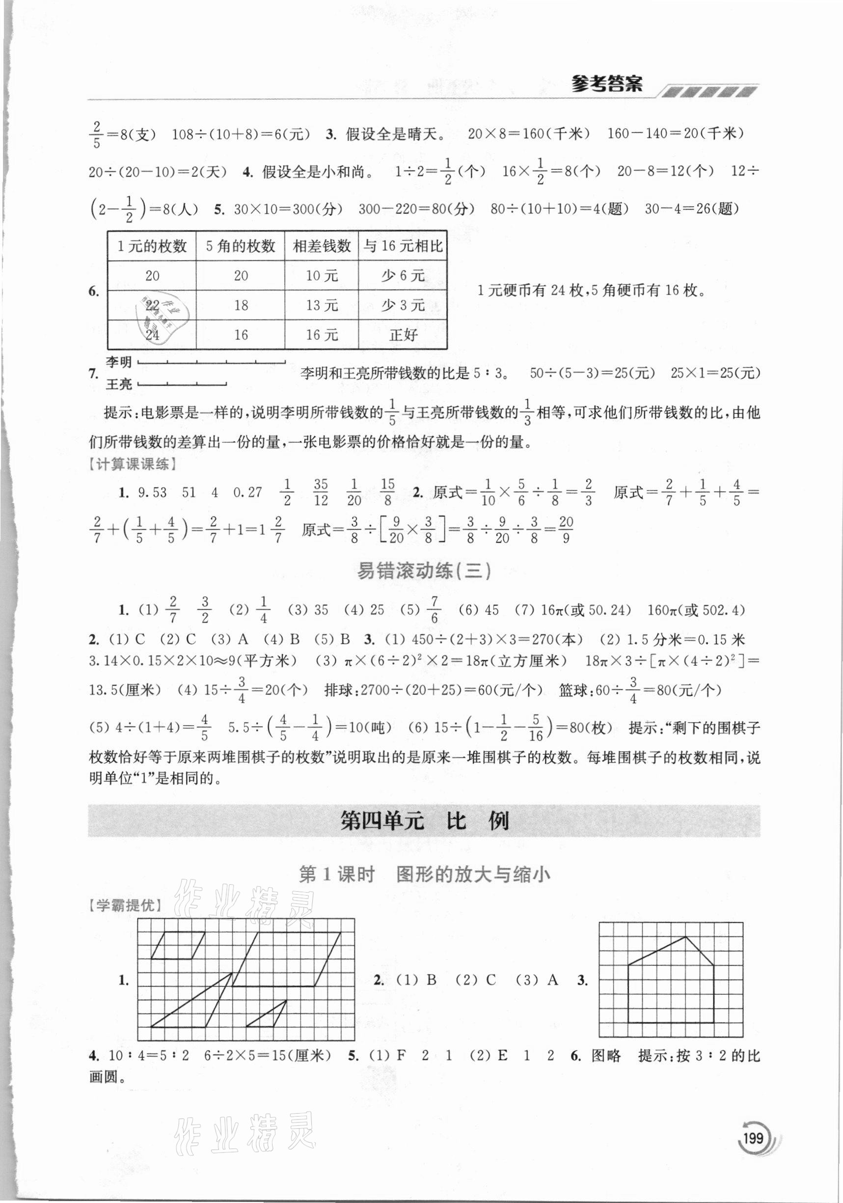 2021年小學(xué)數(shù)學(xué)學(xué)霸六年級下冊江蘇版 第5頁