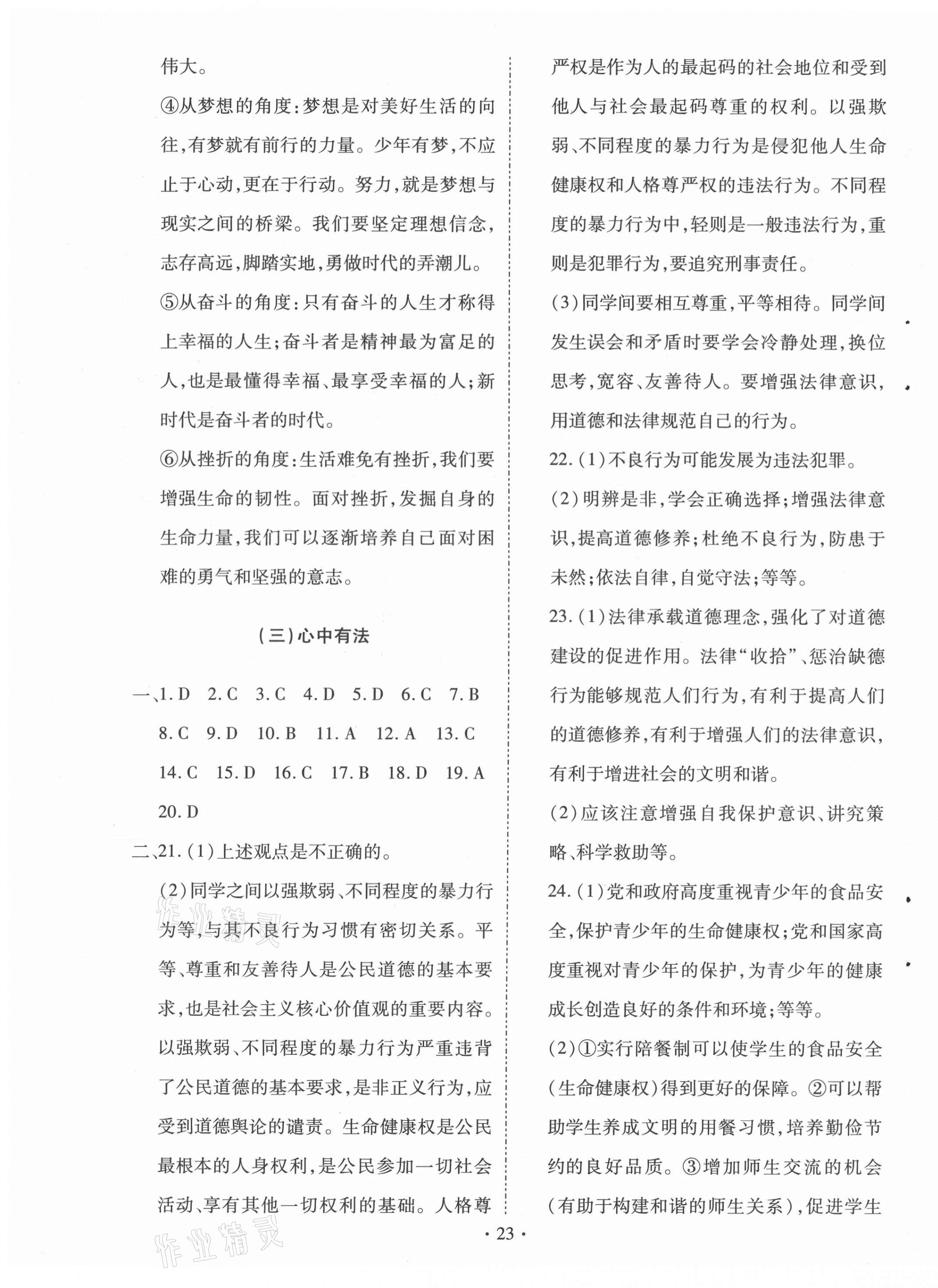 2021年初中畢業(yè)生學業(yè)考試復習指導道德與法治河南專版 第3頁