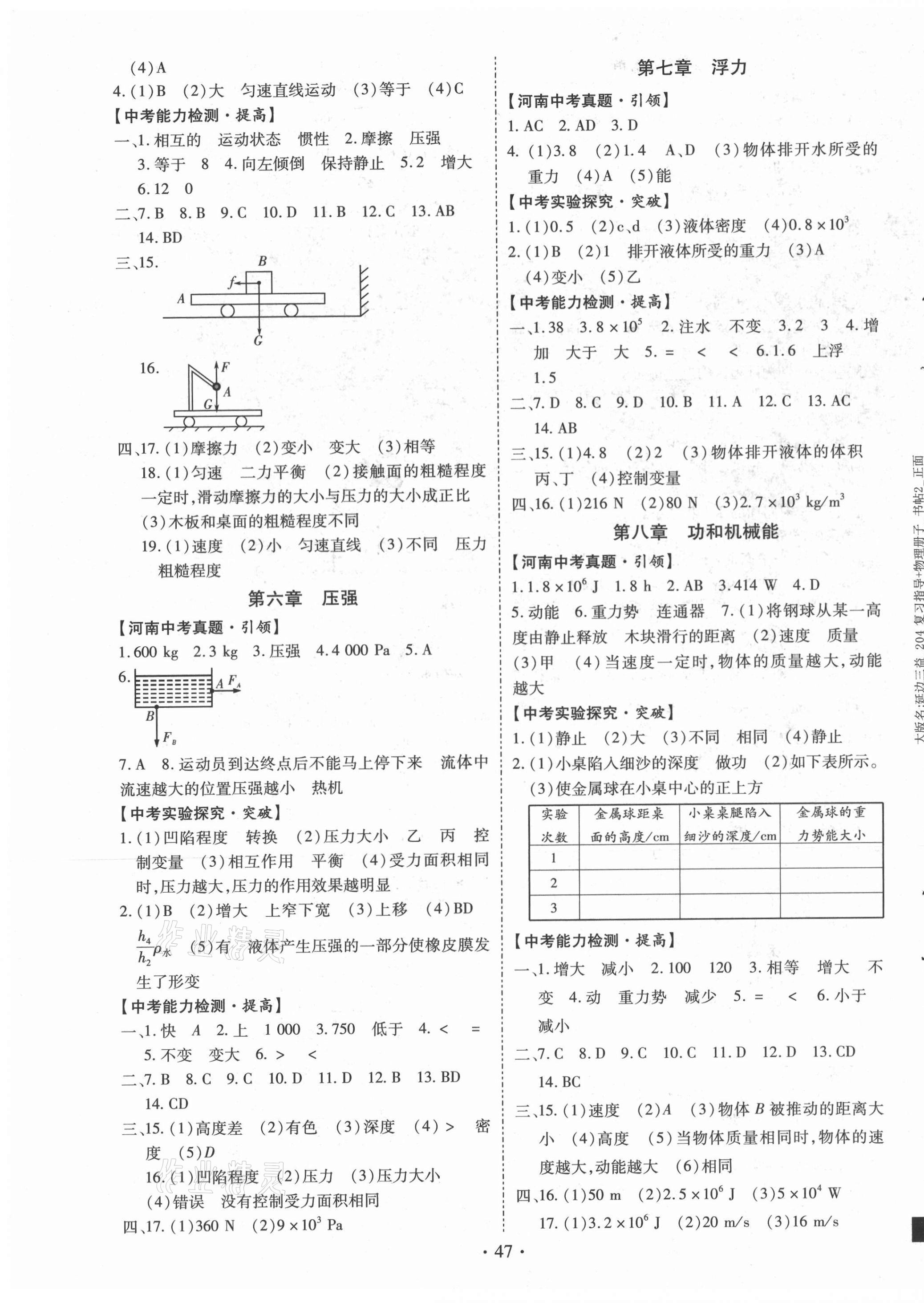 2021年初中畢業(yè)生學業(yè)考試復習指導物理河南專版 第3頁