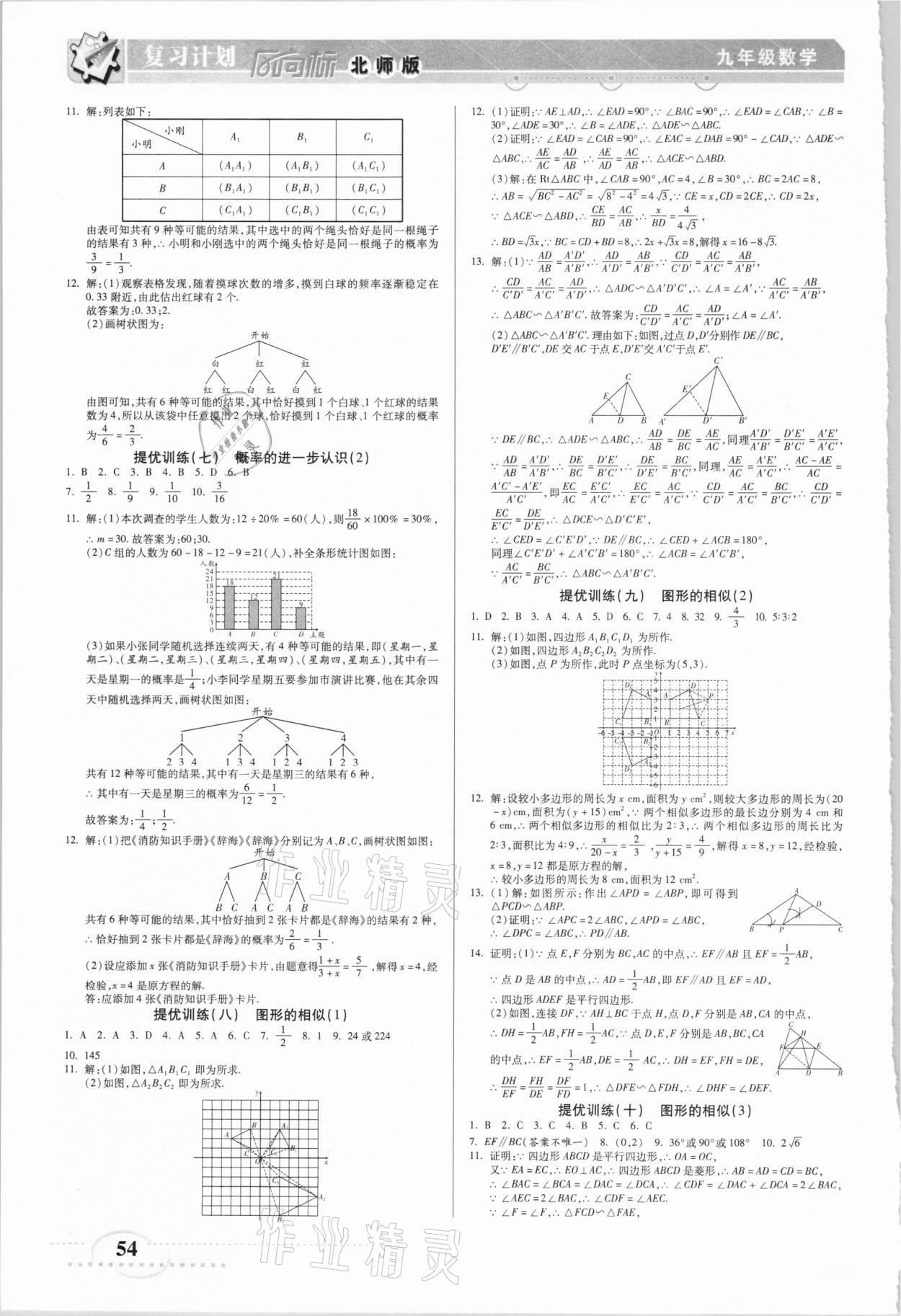 2021年復(fù)習(xí)計劃風(fēng)向標(biāo)寒九年級數(shù)學(xué)北師大版 第2頁