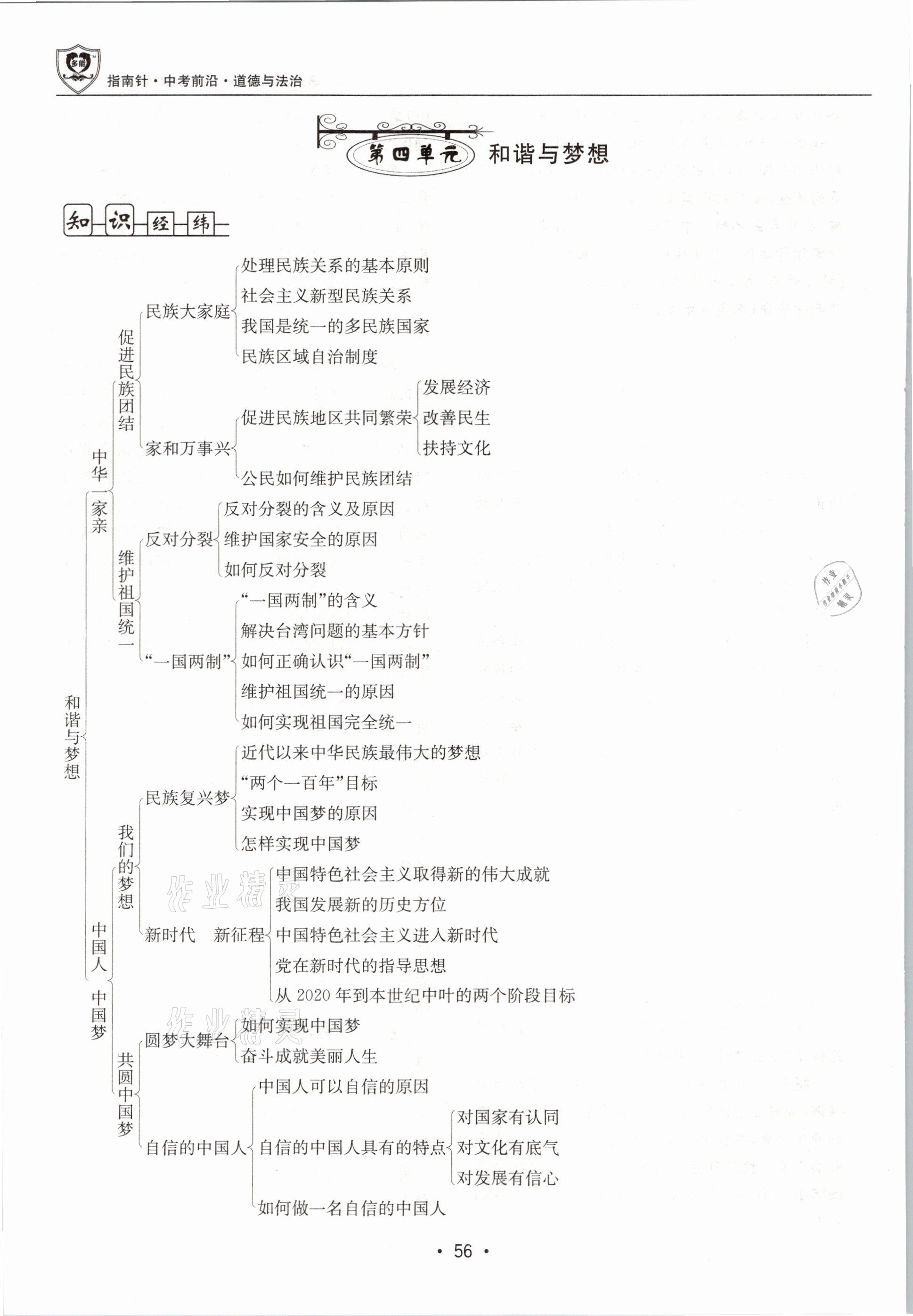 2021年指南針中考前沿道德與法治 第56頁