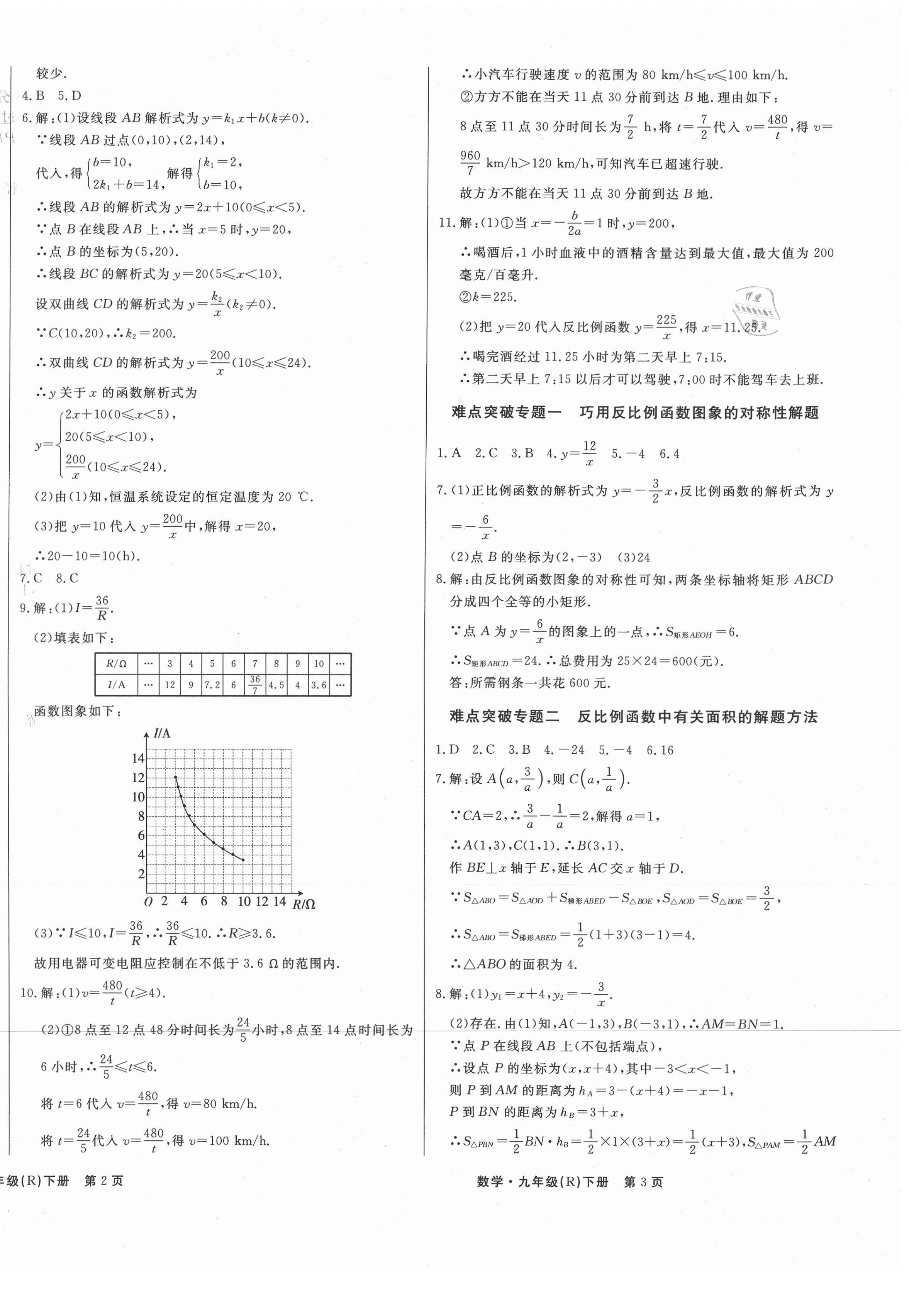 2021年赢在新课堂九年级数学下册人教版江西专版 第2页