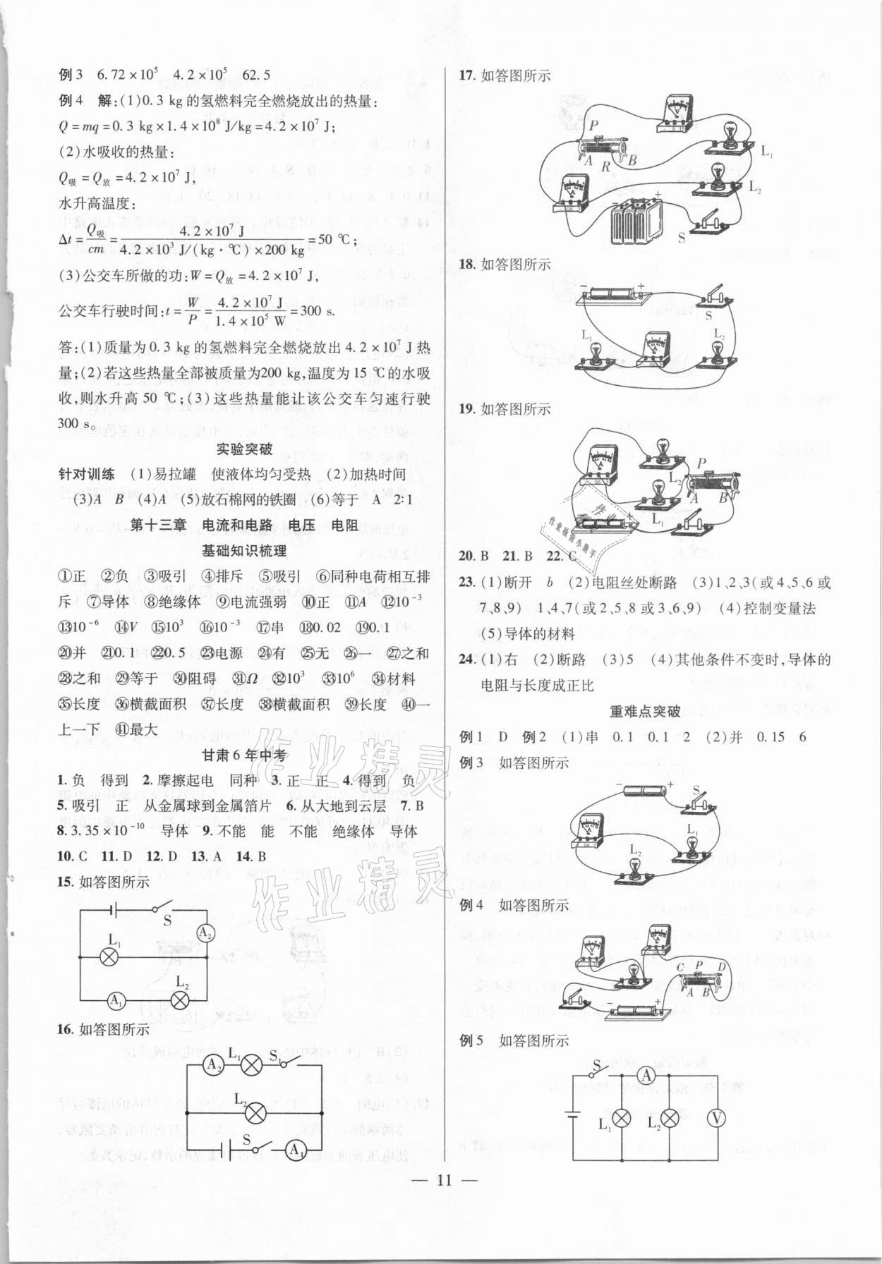 2021年智囊團(tuán)中考新方案物理甘肅專版 第11頁