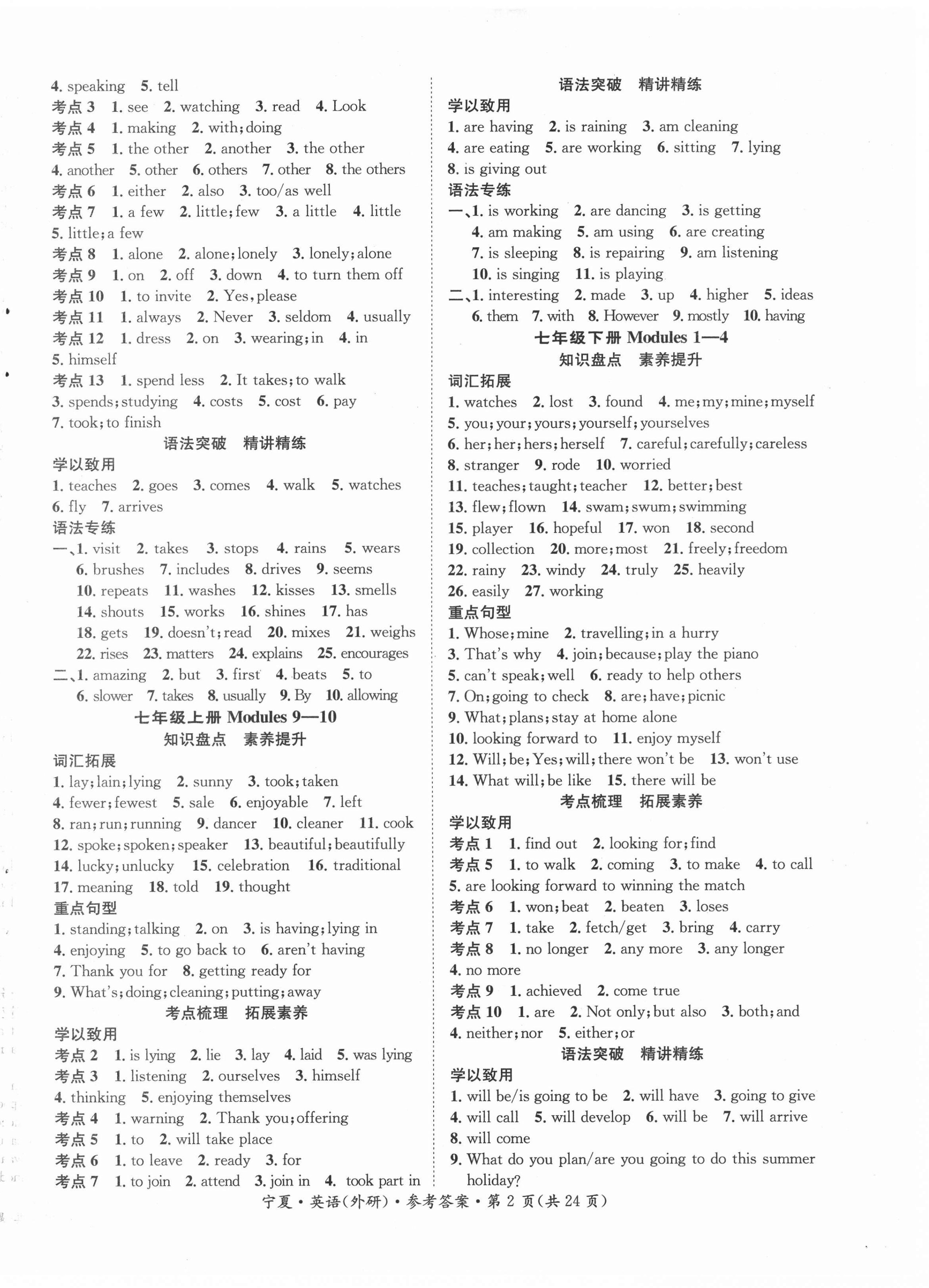 2021年国华图书中考2号英语外研版 第2页