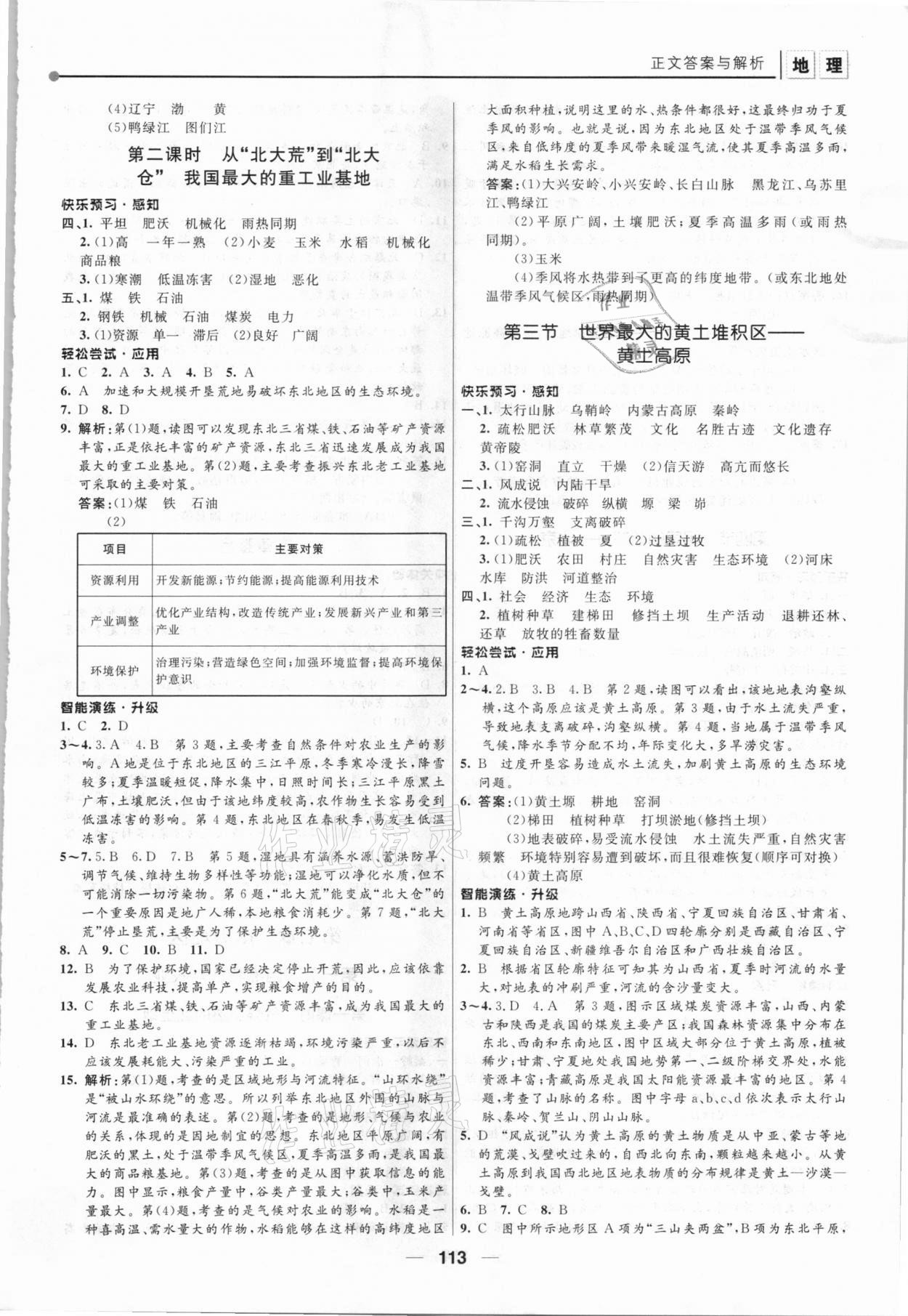 2021年新課程自主學(xué)習(xí)與測(cè)評(píng)初中地理八年級(jí)下冊(cè)人教版 第3頁(yè)