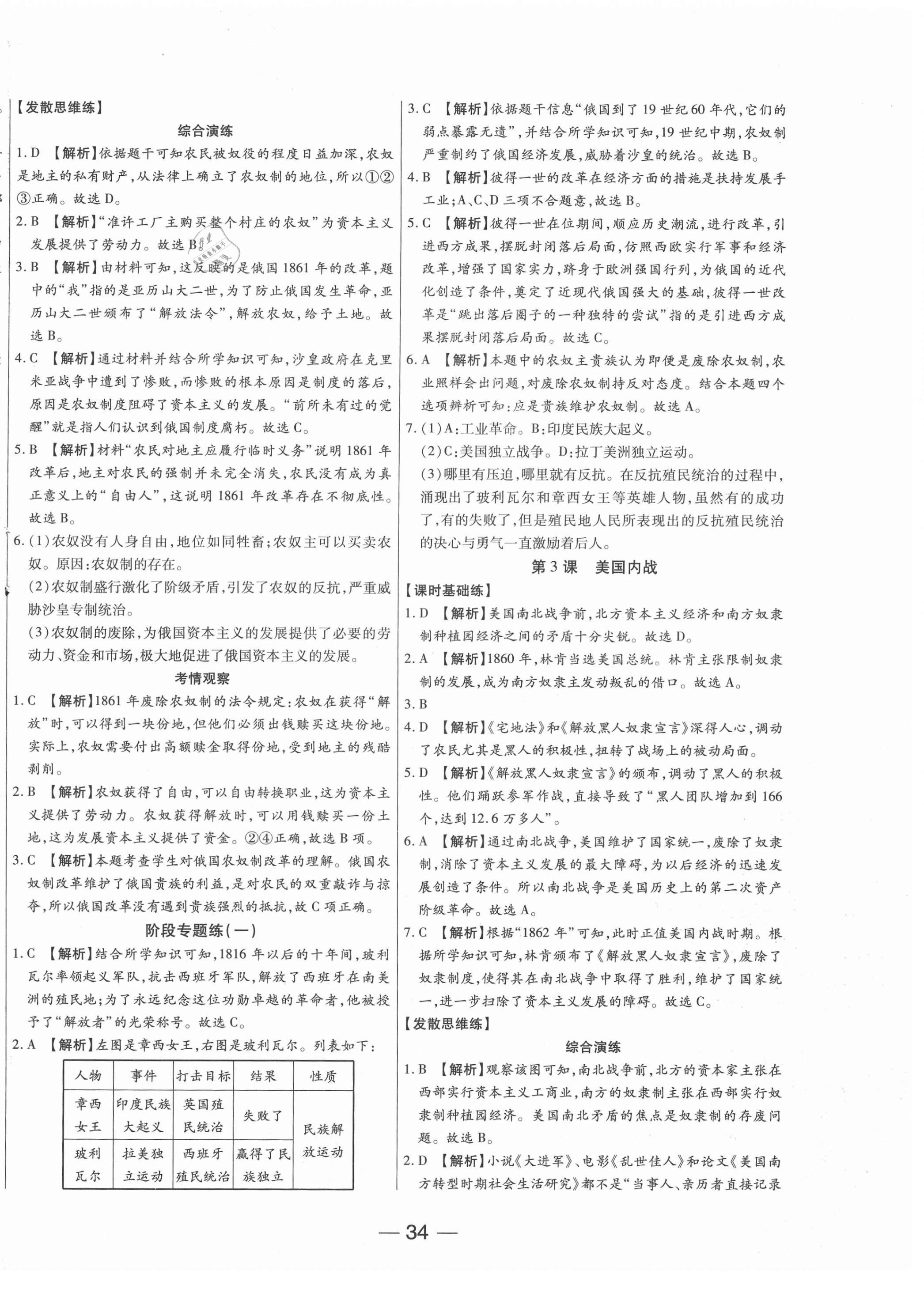 2021年E通練加考九年級(jí)歷史下冊(cè)人教版 第2頁