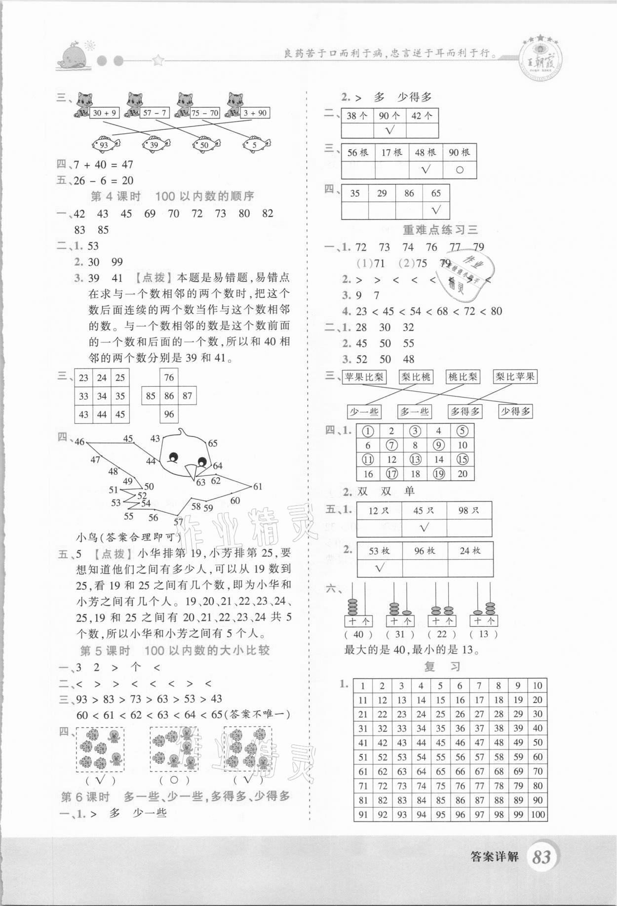 2021年創(chuàng)維新課堂一年級(jí)數(shù)學(xué)下冊(cè)蘇教版 第3頁