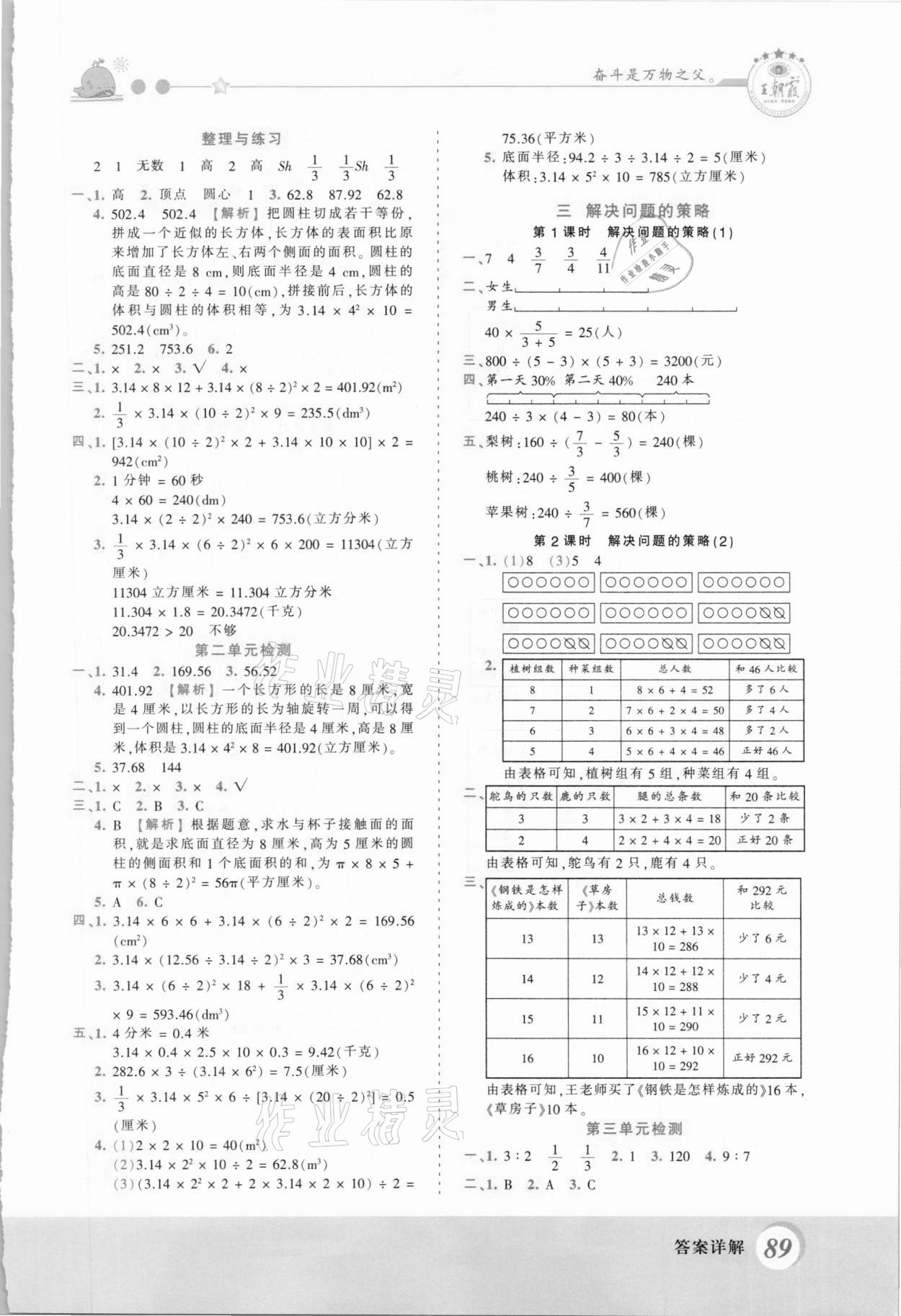 2021年創(chuàng)維新課堂六年級(jí)數(shù)學(xué)下冊蘇教版 第3頁