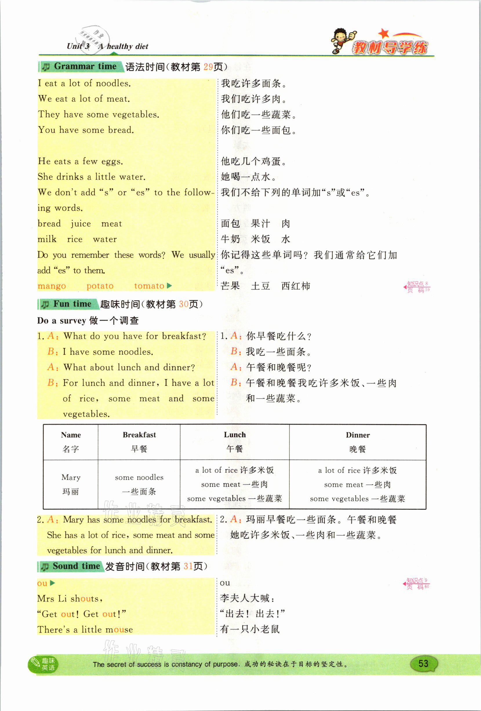 2021年教材課本六年級英語下冊譯林版 參考答案第25頁