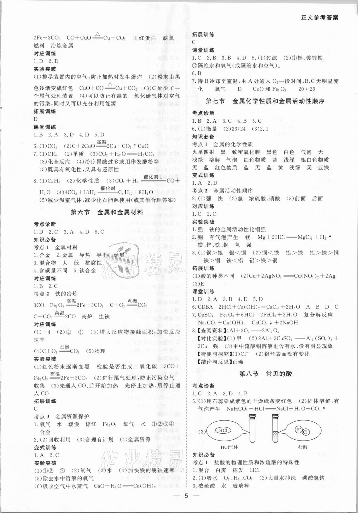 2021年贏在中考化學(xué)廣東專版廣州出版社 第5頁