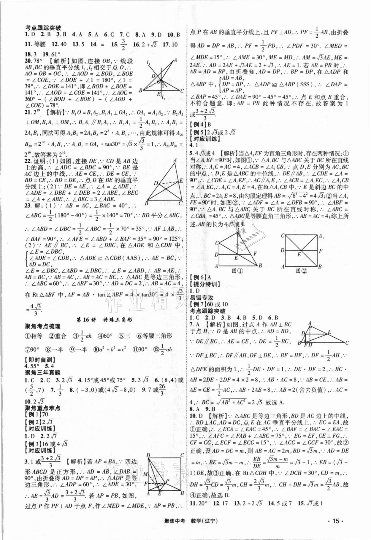 2021年聚焦中考數(shù)學(xué)遼寧專版 第15頁(yè)