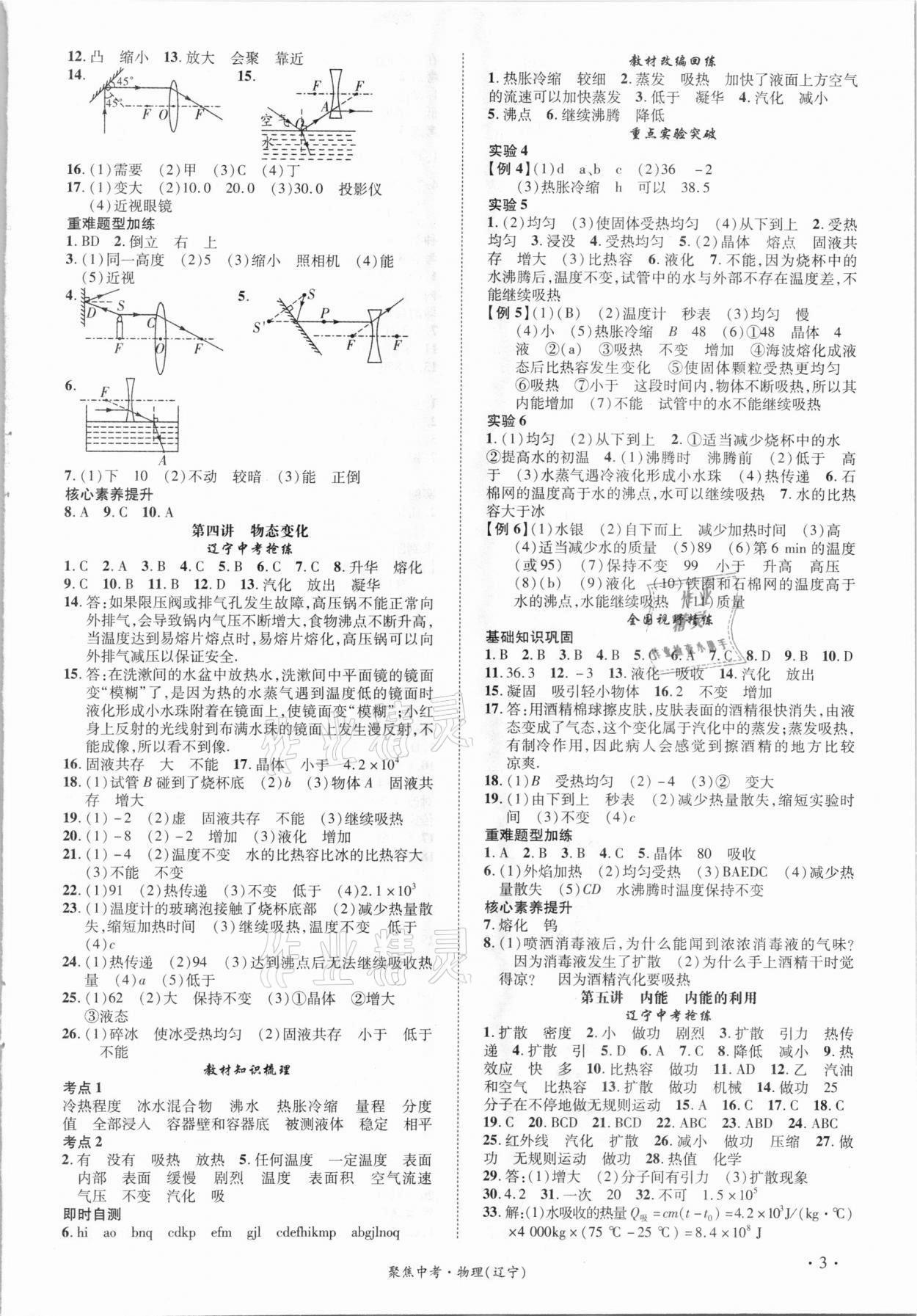 2021年聚焦中考物理遼寧專(zhuān)版 第3頁(yè)