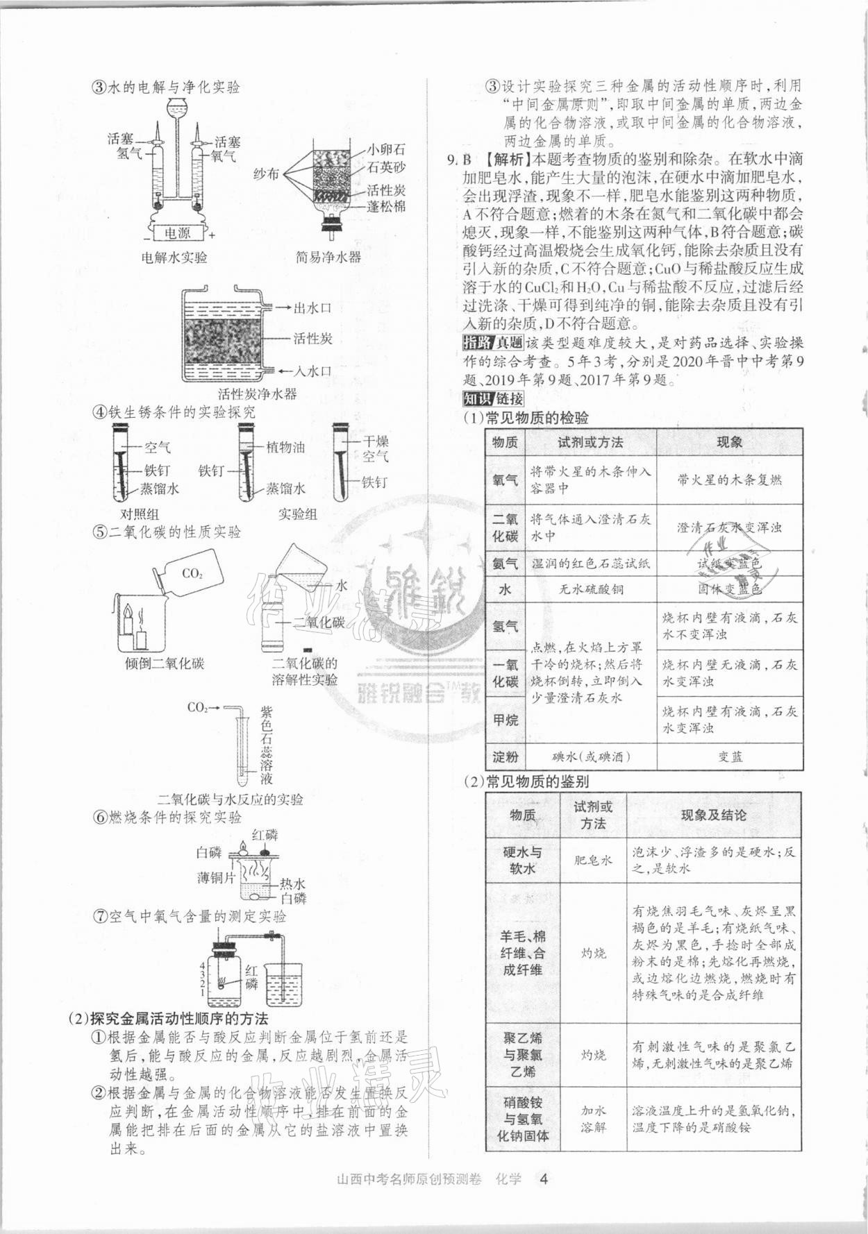 2021年山西中考名師原創(chuàng)預(yù)測(cè)卷化學(xué) 第4頁(yè)