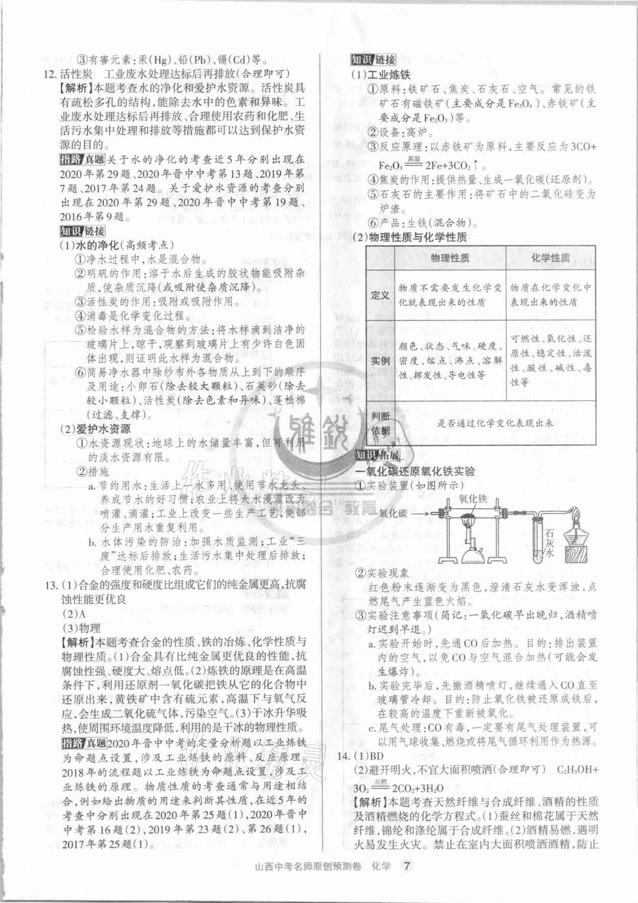 2021年山西中考名師原創(chuàng)預測卷化學 第7頁