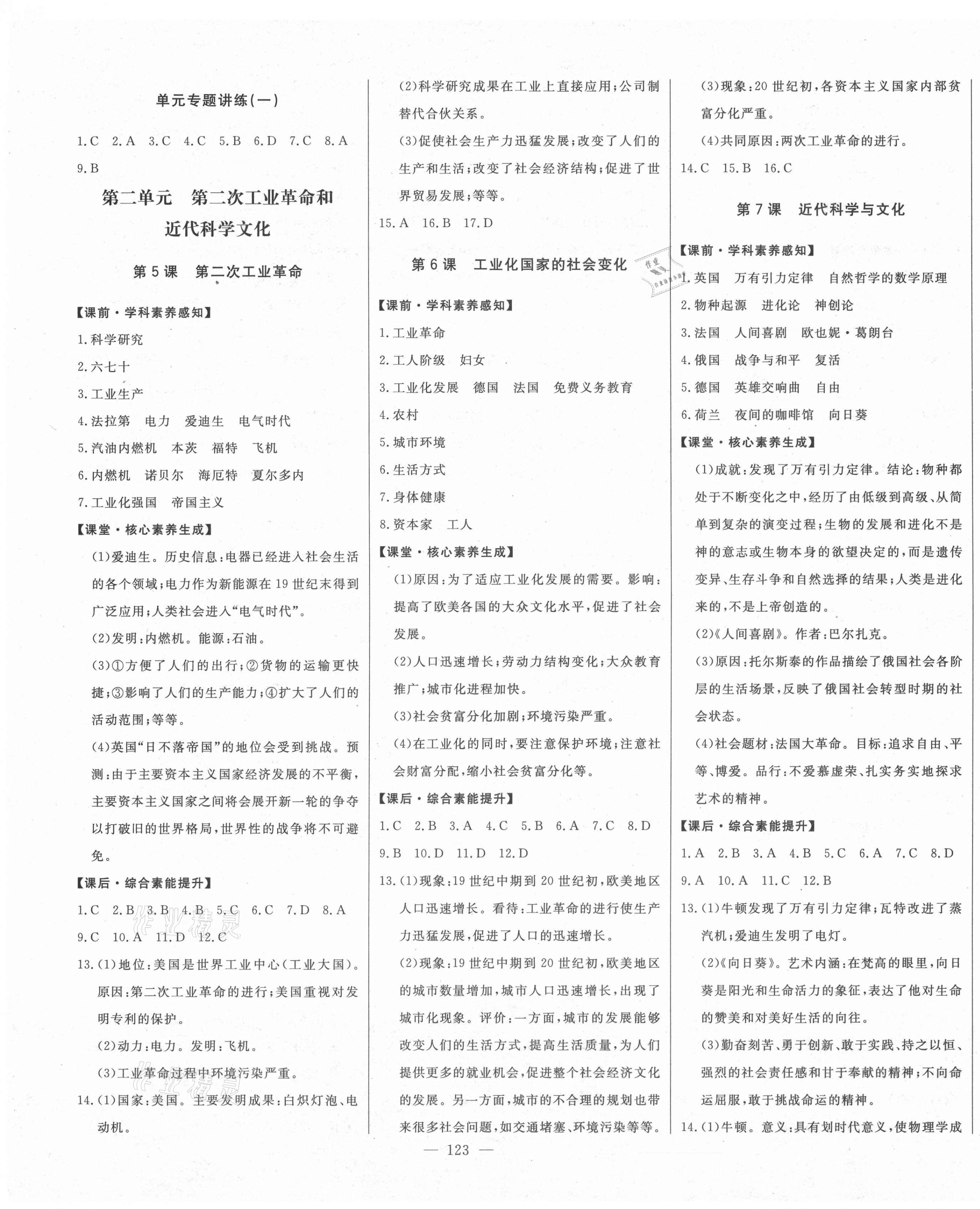 2021年初中新課標(biāo)名師學(xué)案智慧大課堂九年級(jí)歷史下冊(cè)人教版 第3頁(yè)