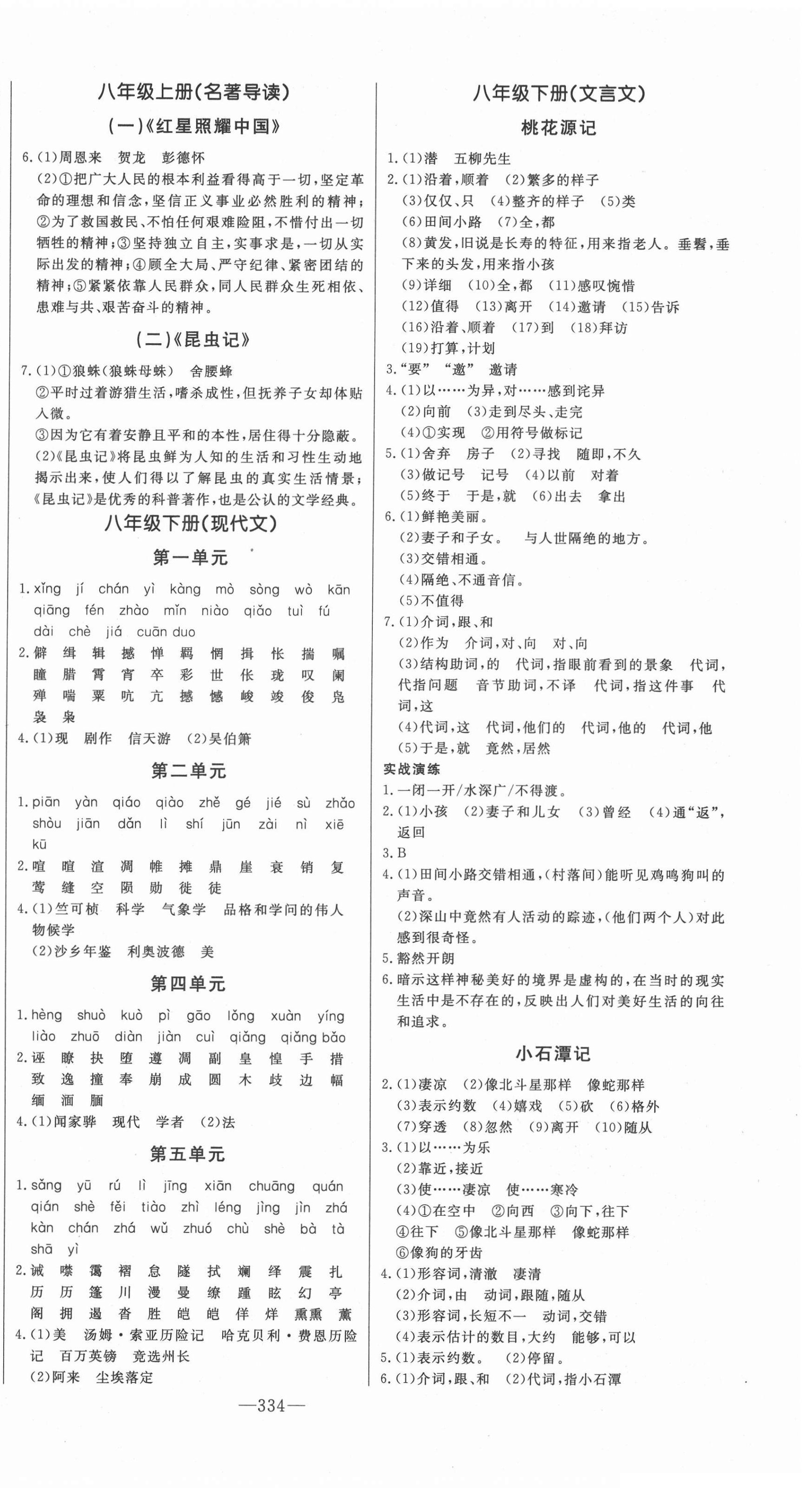 2021年智慧大課堂學(xué)業(yè)總復(fù)習(xí)全程精練語文中考人教版 第10頁