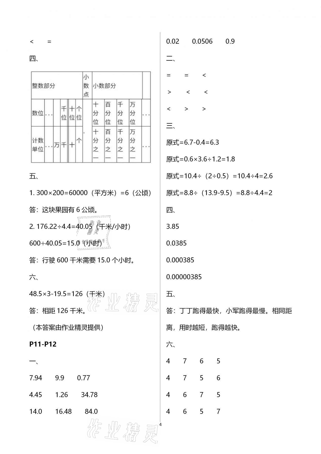 2021年新课堂假期生活寒假用书五年级数学江苏版北京教育出版社 第4页