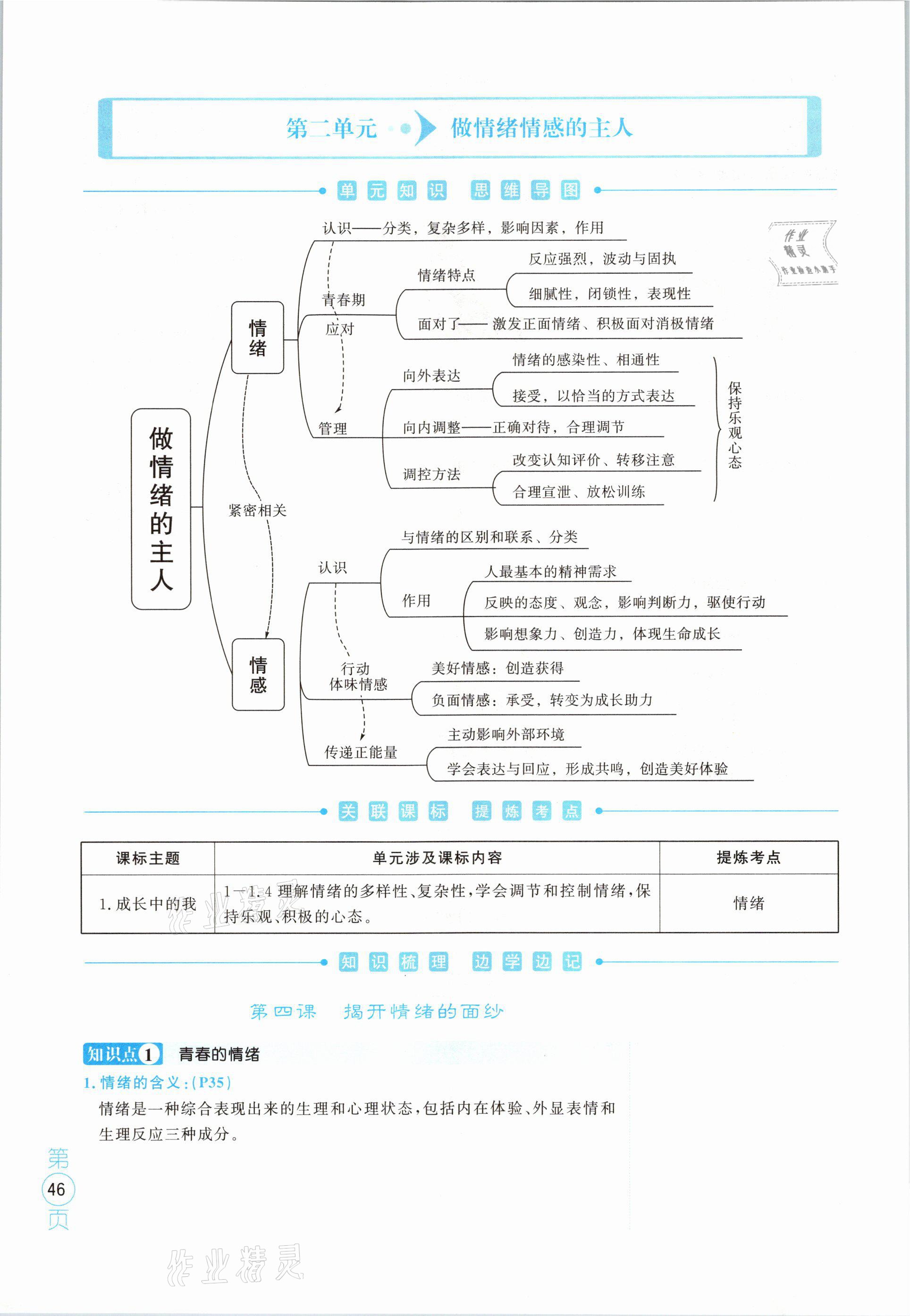 2021年名校密參道德與法治中考安徽專(zhuān)版 參考答案第46頁(yè)