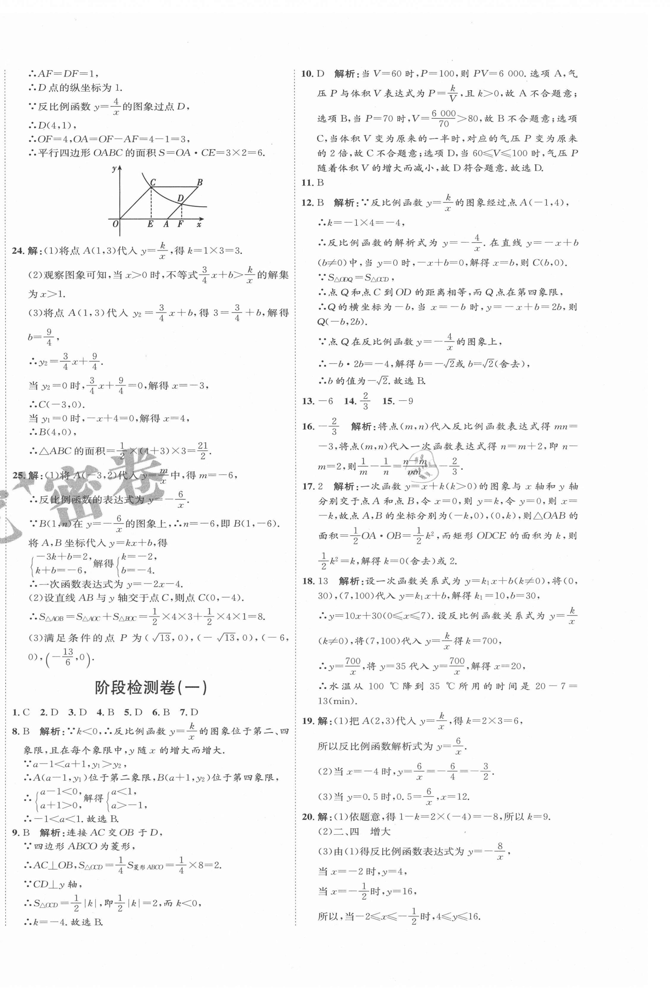 2021年優(yōu)加密卷九年級數(shù)學(xué)下冊人教版P版 第4頁