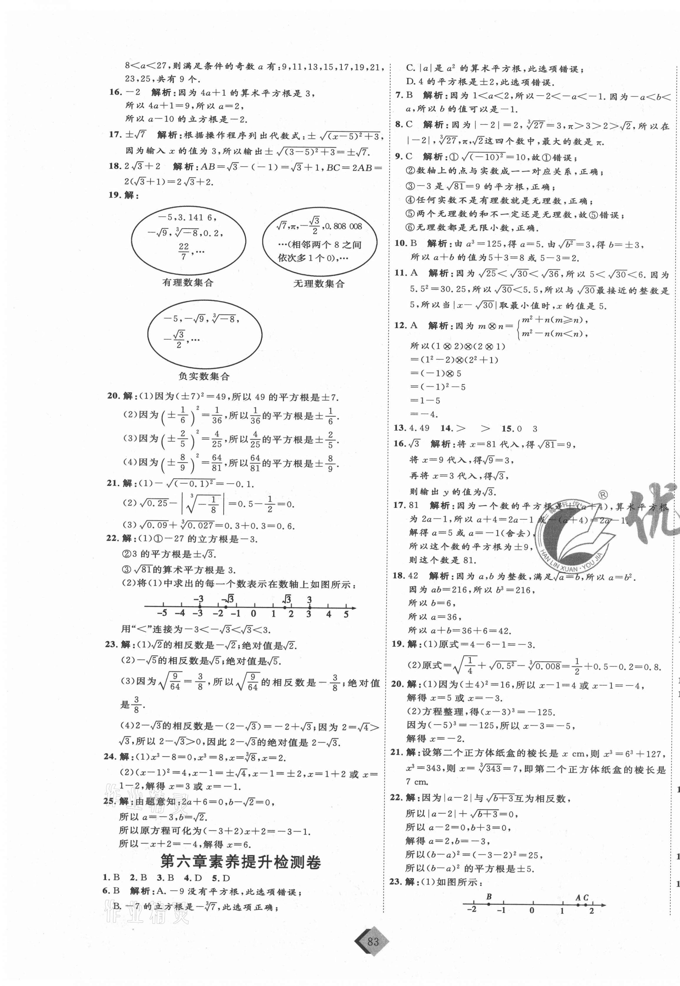 2021年优加密卷七年级数学下册人教版P版 第3页