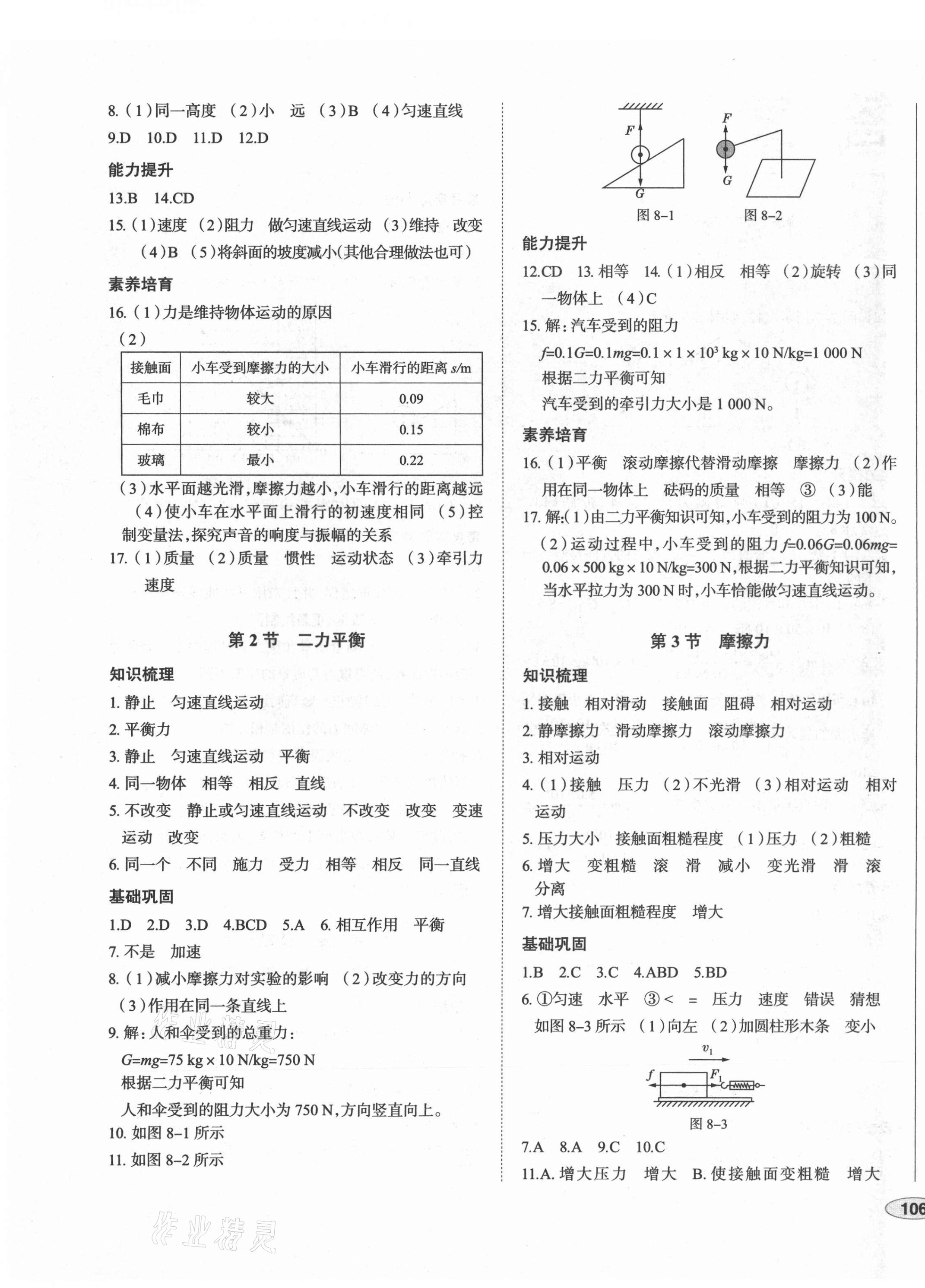 2021年中考檔案初中同步學(xué)案導(dǎo)學(xué)八年級物理下冊人教版青島專版 第3頁