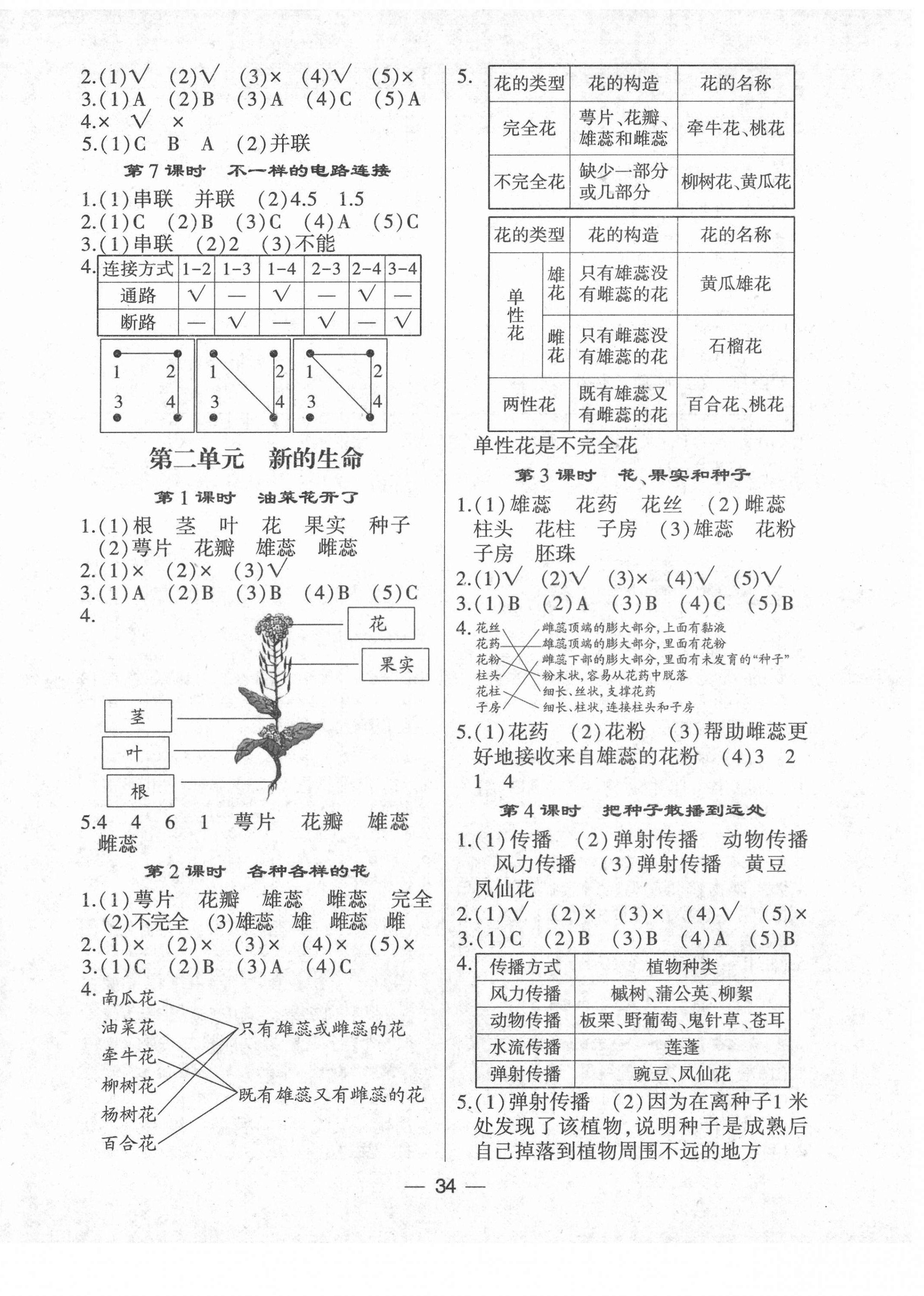 2021年經(jīng)綸學(xué)典棒棒堂四年級科學(xué)下冊教科版 第2頁