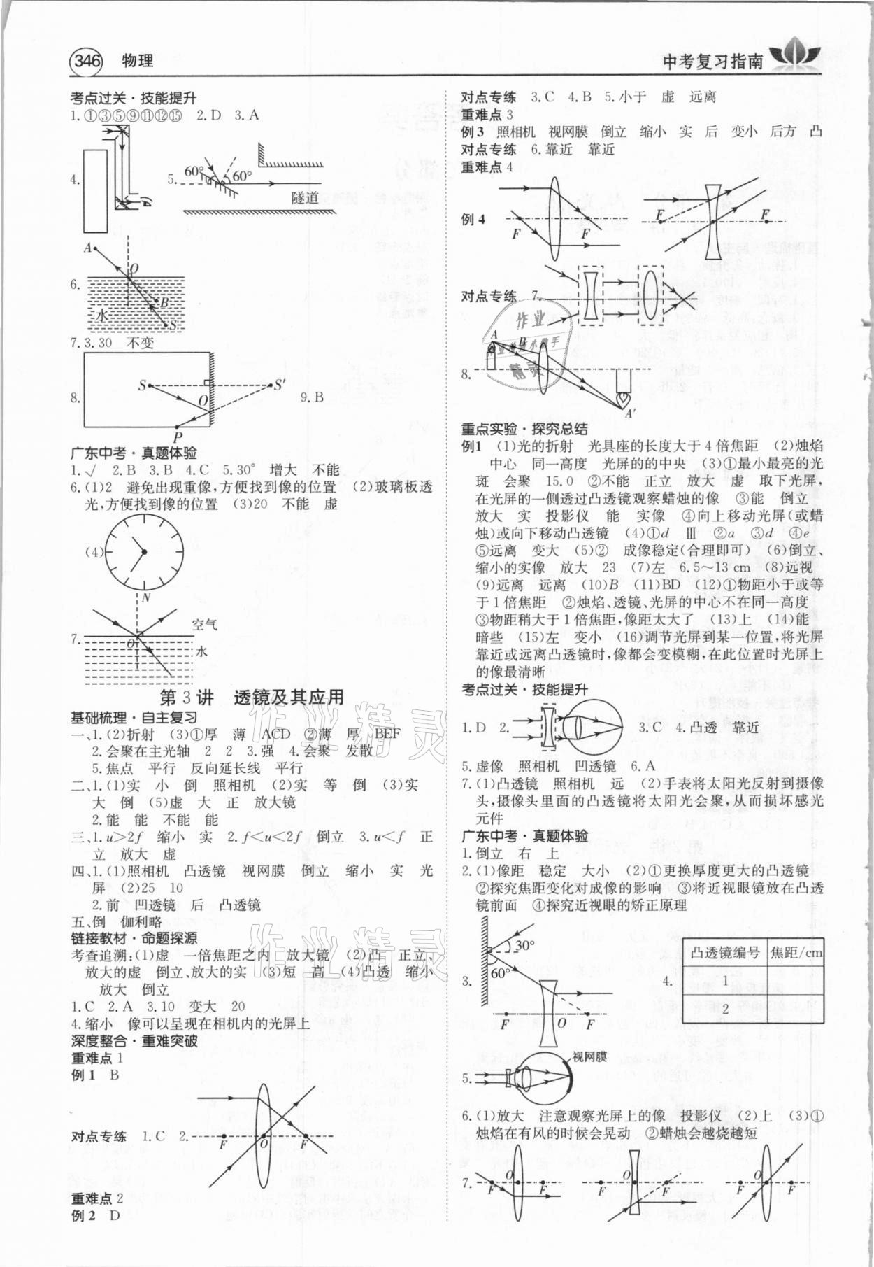 2021年百年學典中考復習指南物理廣東專版 第2頁