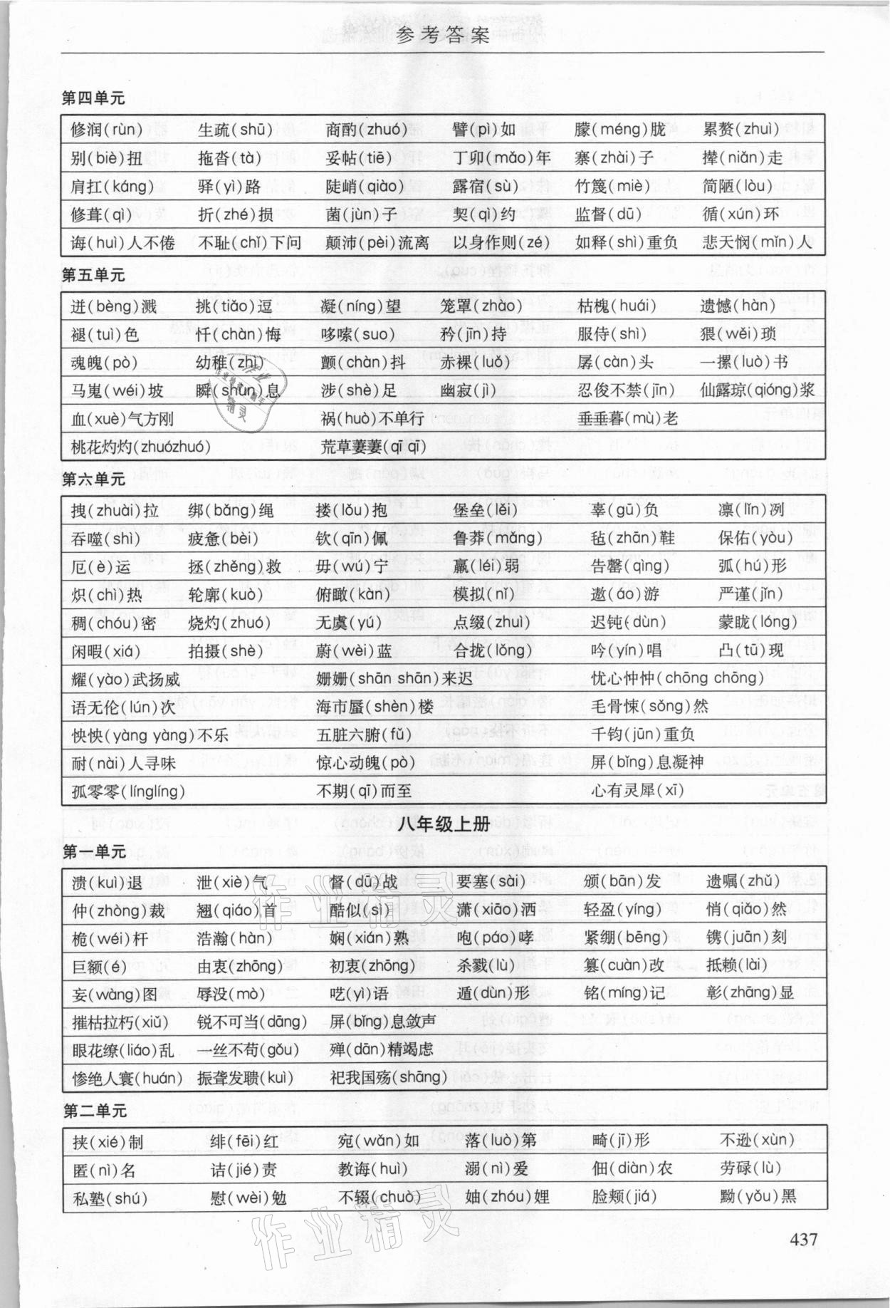 2021年廣州市中考語(yǔ)文備考訓(xùn)練精選 參考答案第3頁(yè)